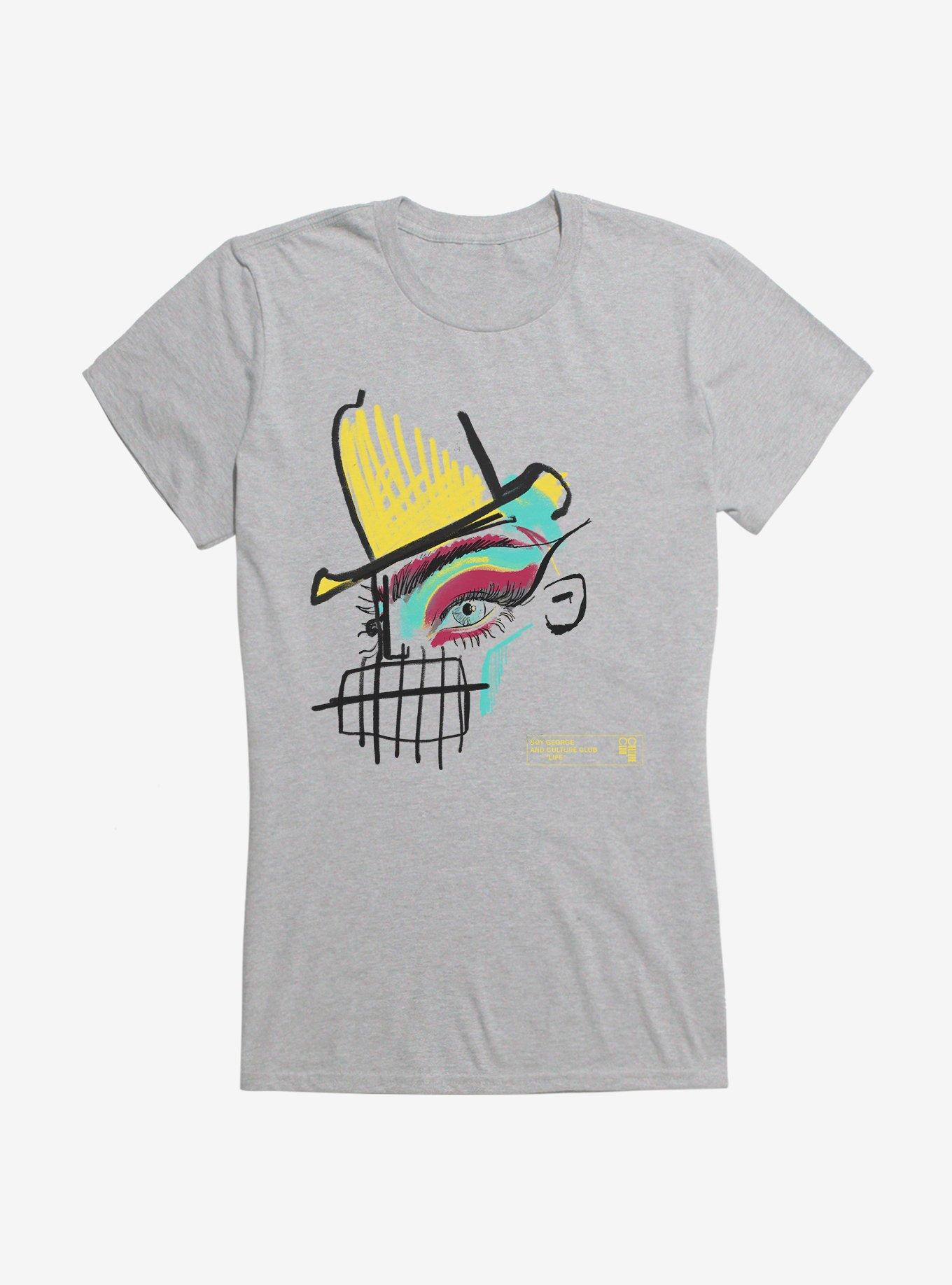 Boy George & Culture Club Artwork Girls T-Shirt | Trending Graphic Tee For Fans