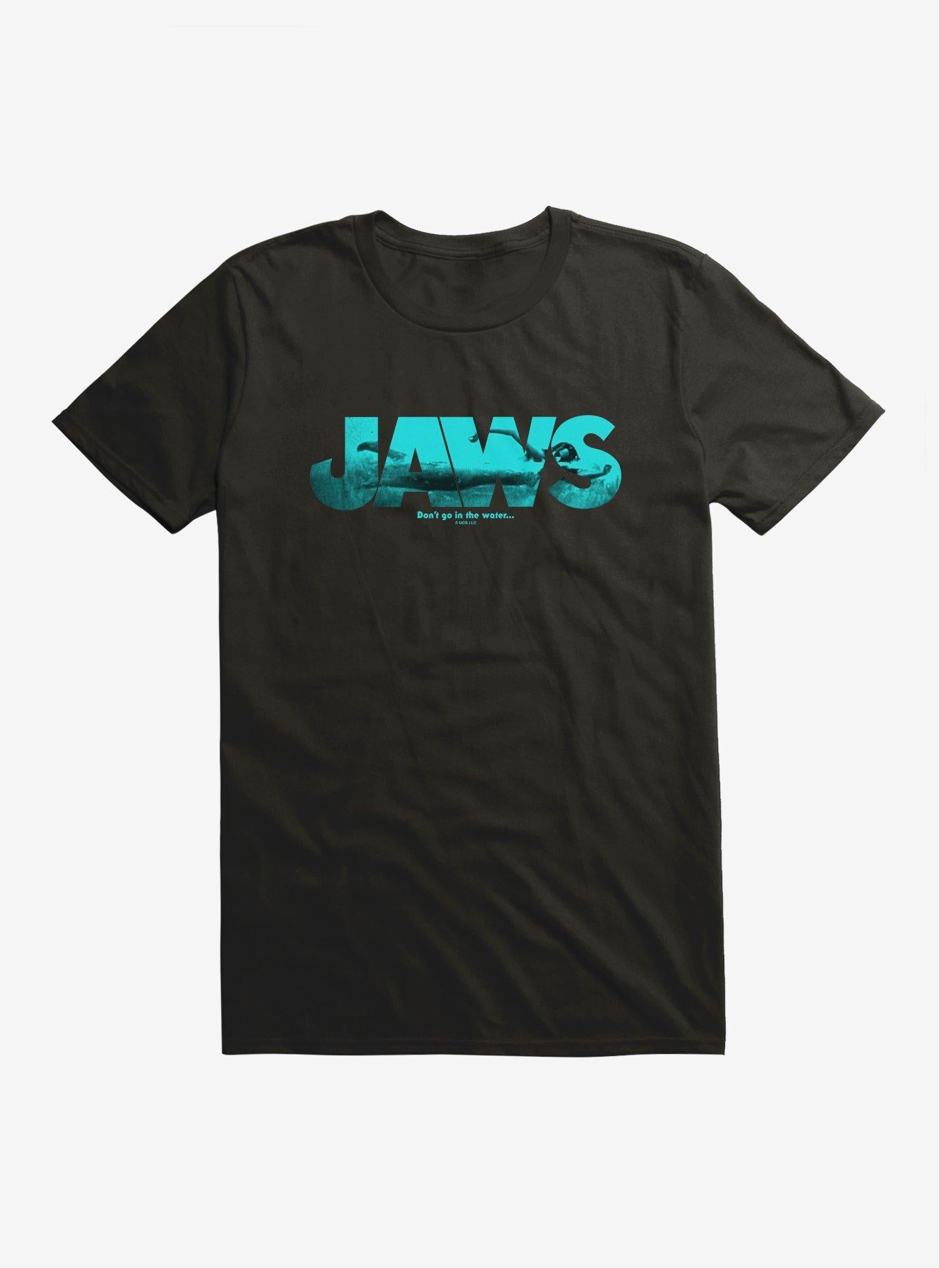 Jaws Script Ocean Imagery T-Shirt | Trending Graphic Tee For Fans