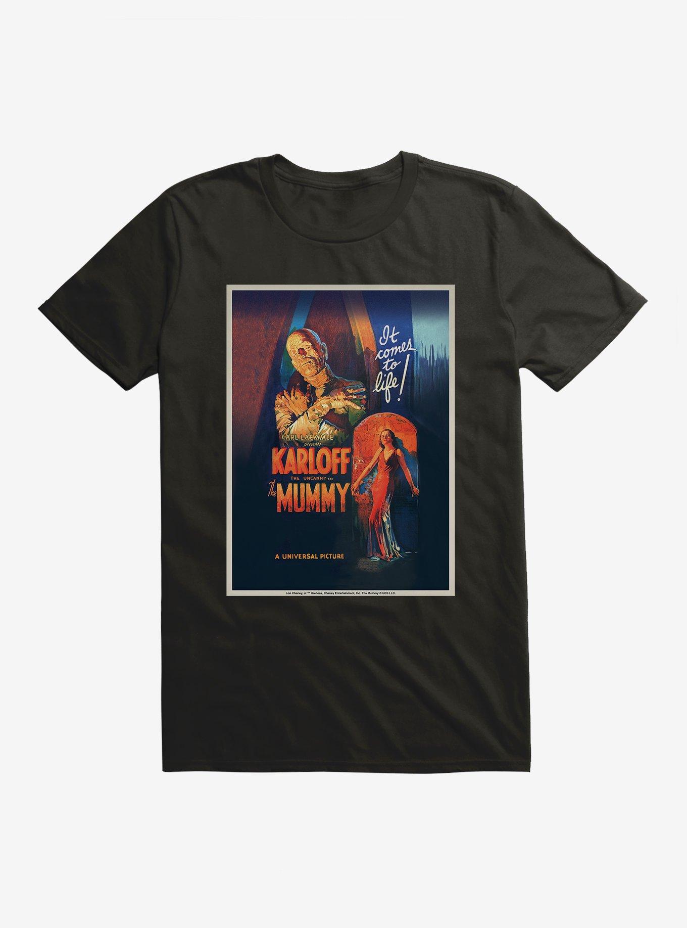 Universal Monsters The Mummy Laemmle Movie Poster T-Shirt | Trending Graphic Tee For Fans