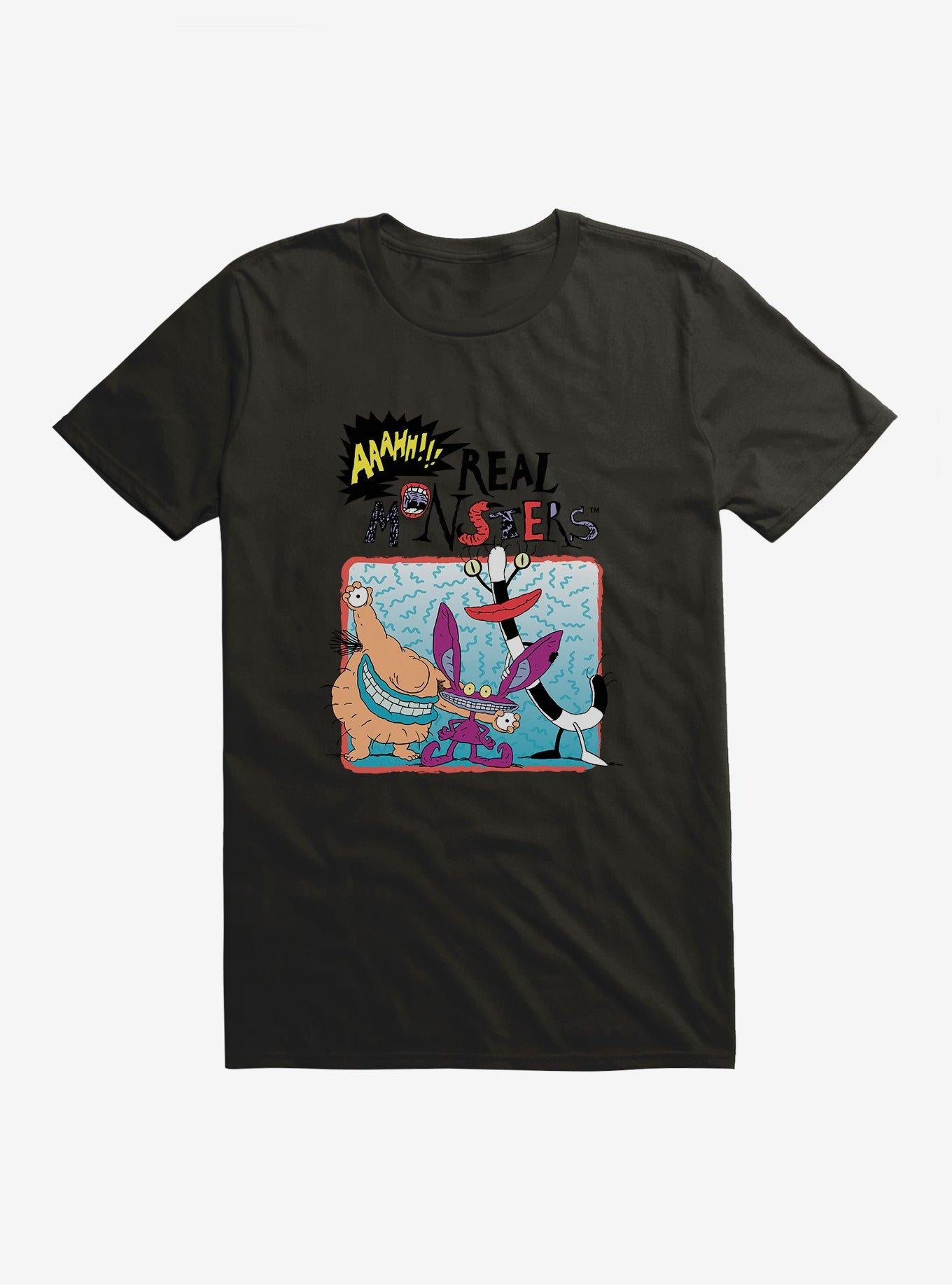 Aaahh!!! Real Monsters Group Pose T-Shirt | Trending Graphic Tee For Fans