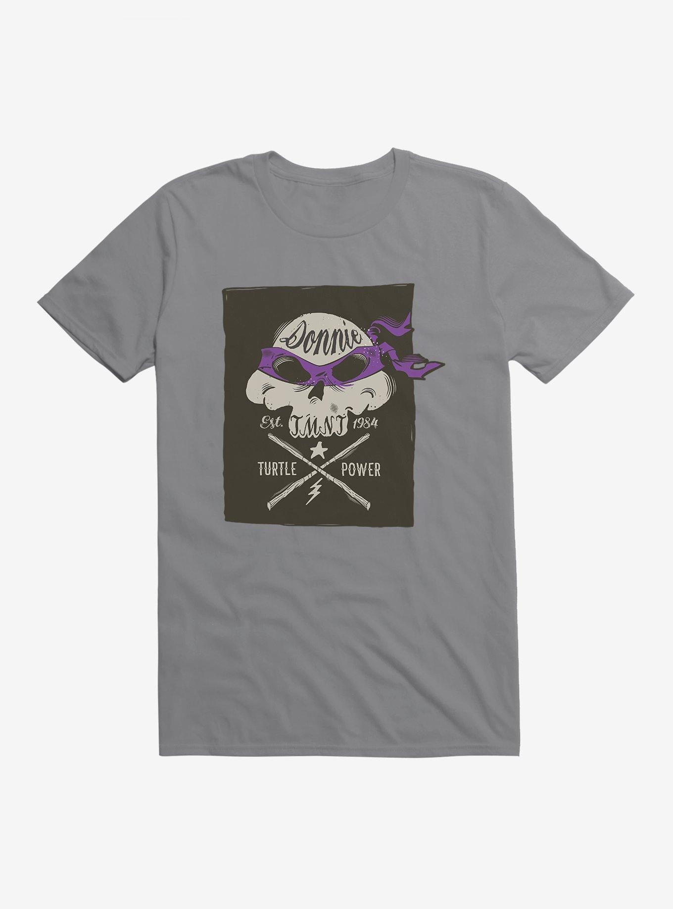 Teenage Mutant Ninja Turtles Donatello Bandana Skull And Weapons T-Shirt | Trending Graphic Tee For Fans