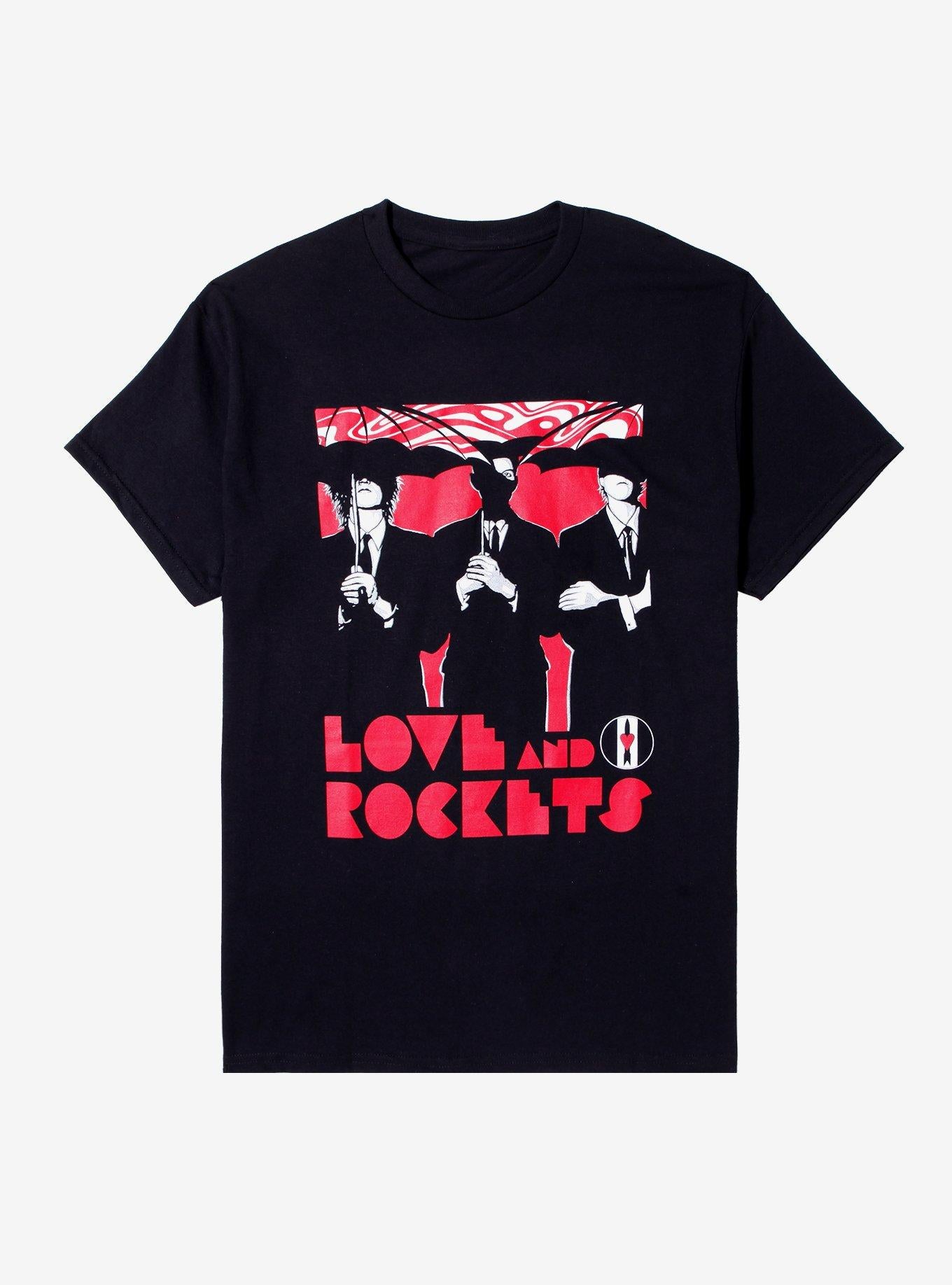 Love And Rockets Umbrella Group Photo T-Shirt | Trending Graphic Tee For Fans