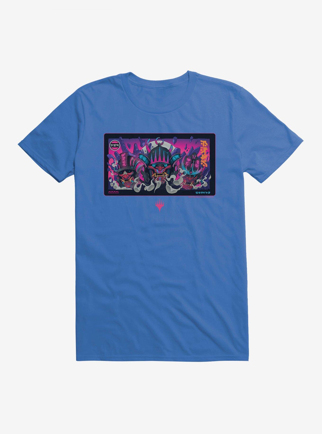 Magic The Gathering Neon Dynasty Samurai T-Shirt | Trending Graphic Tee For Fans