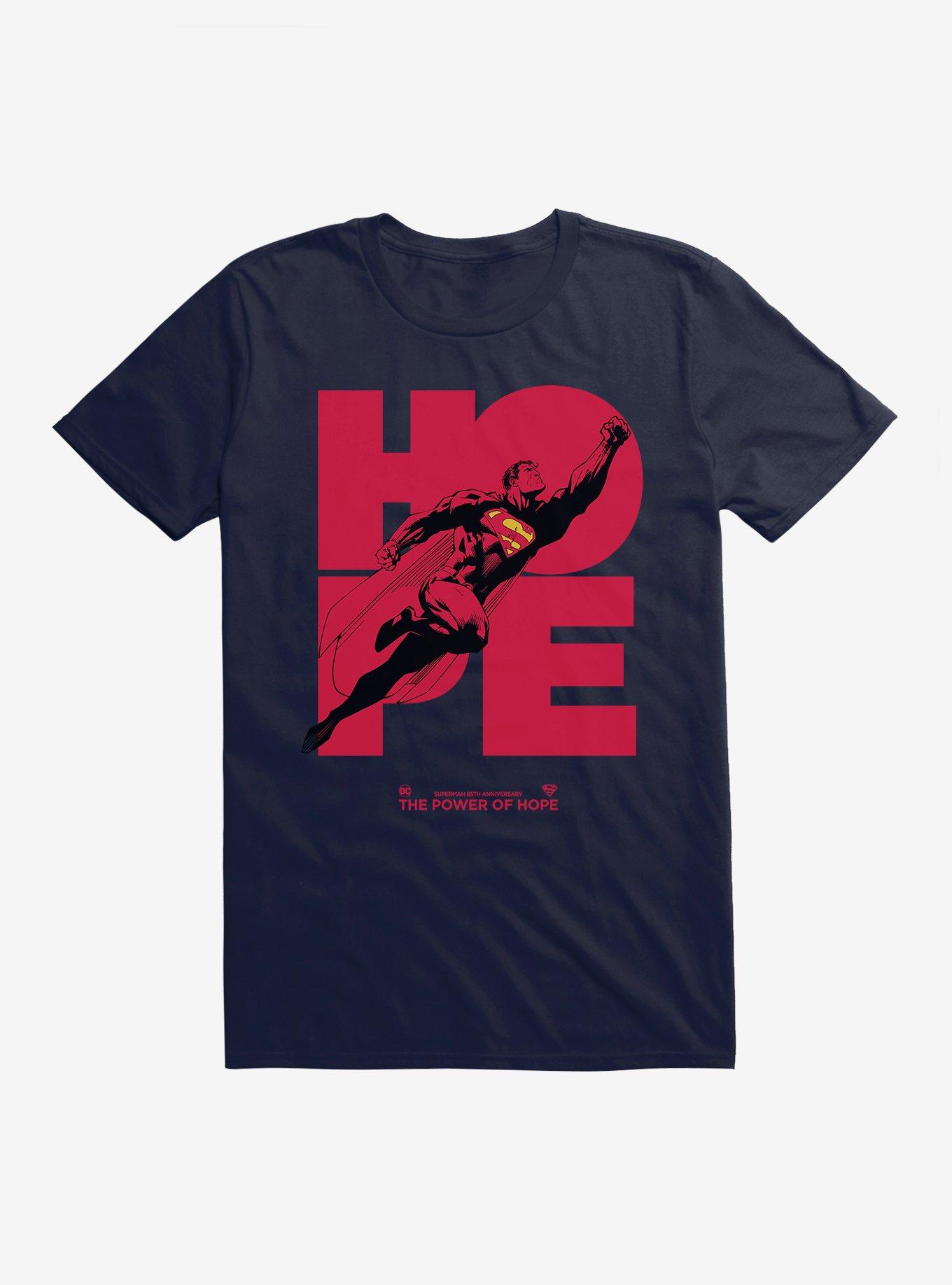 DC Comics Superman 85 Years Hope T-Shirt | Trending Graphic Tee For Fans