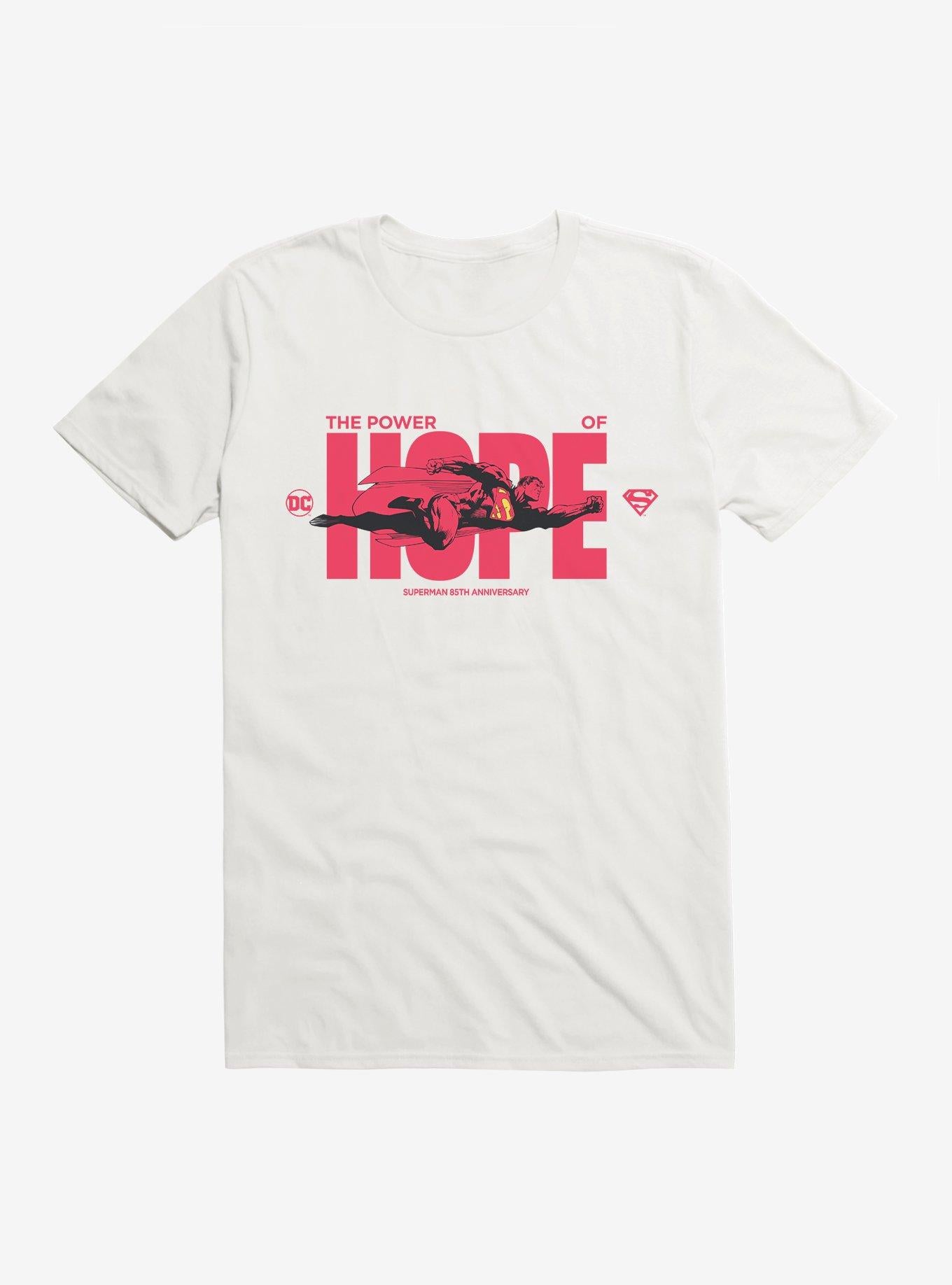 DC Comics Superman 85 Years Power Of Hope T-Shirt | Trending Graphic Tee For Fans
