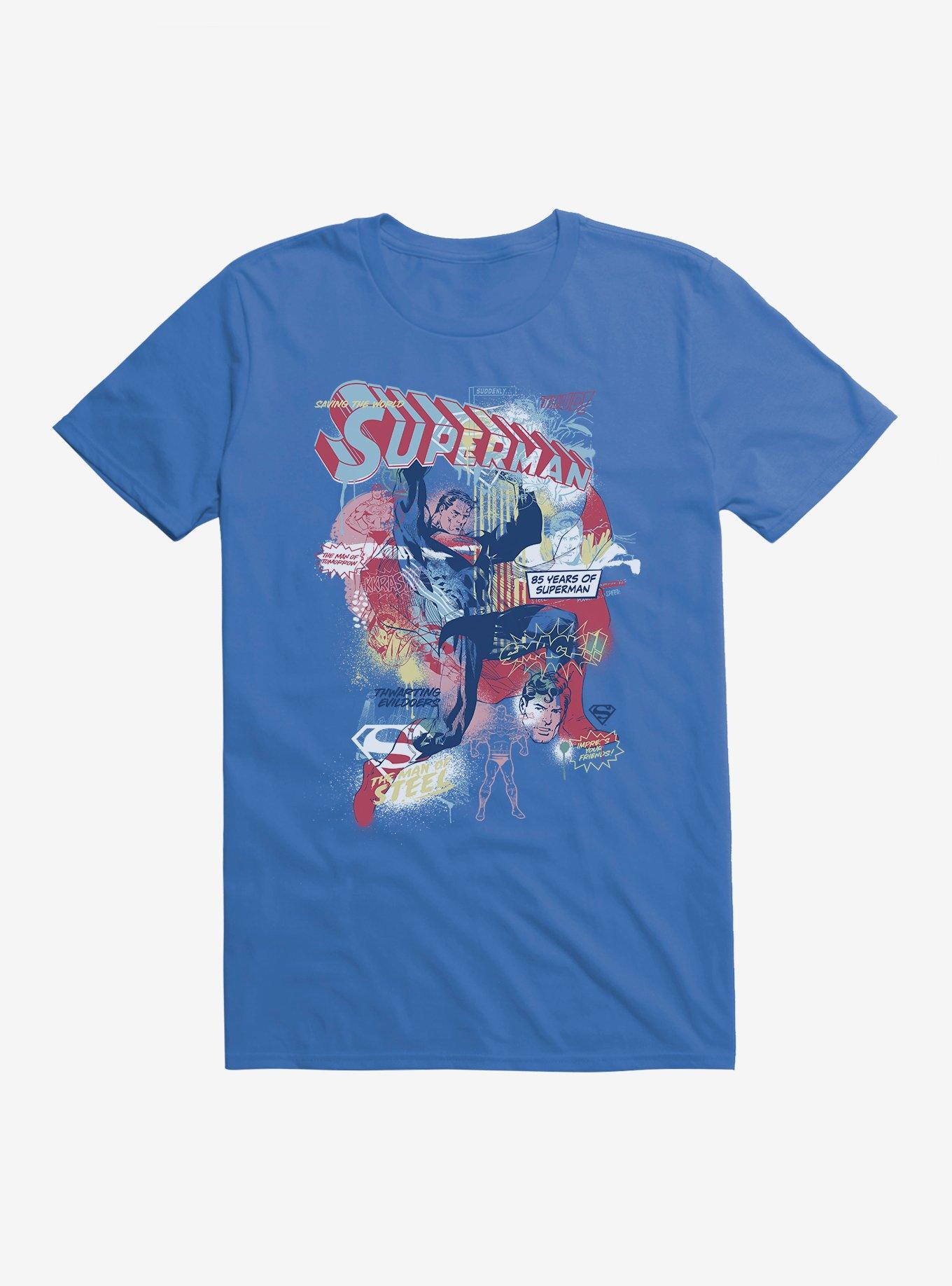 DC Comics Superman 85 Years Strong T-Shirt | Trending Graphic Tee For Fans