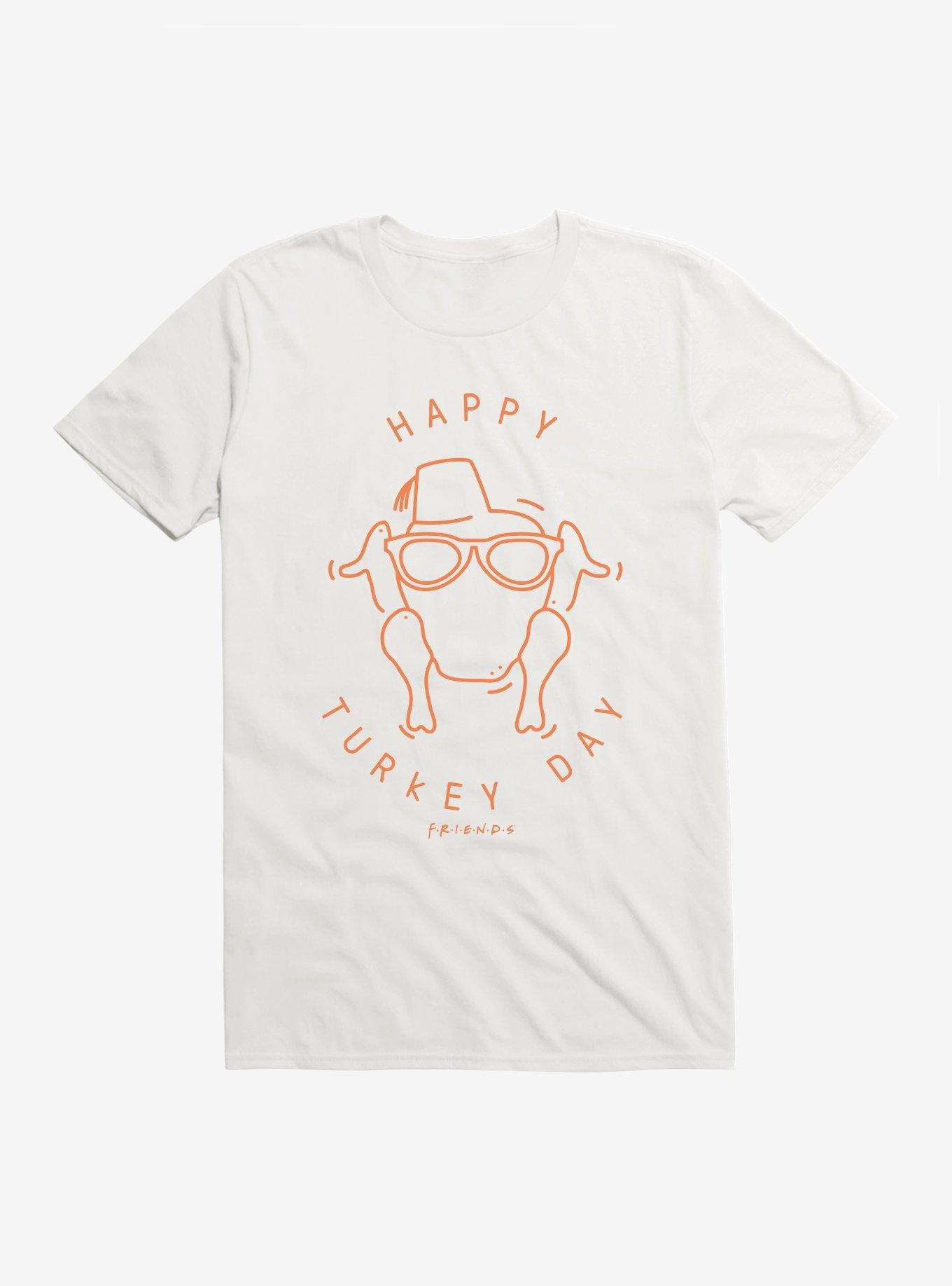 Friends Happy Turkey Day Icon T-Shirt | Trending Graphic Tee For Fans
