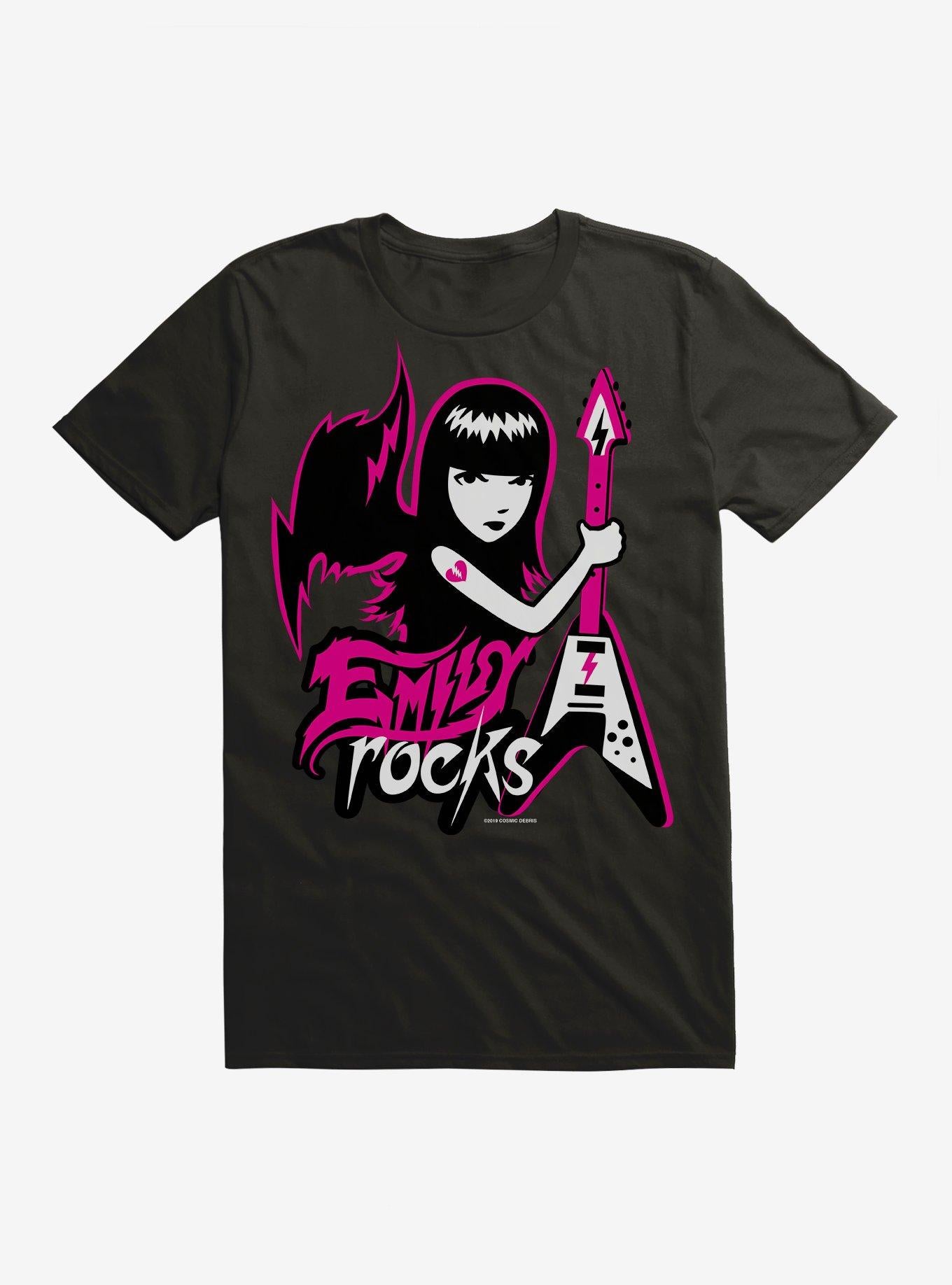 Emily The Strange Emily Rocks T-Shirt | Trending Graphic Tee For Fans