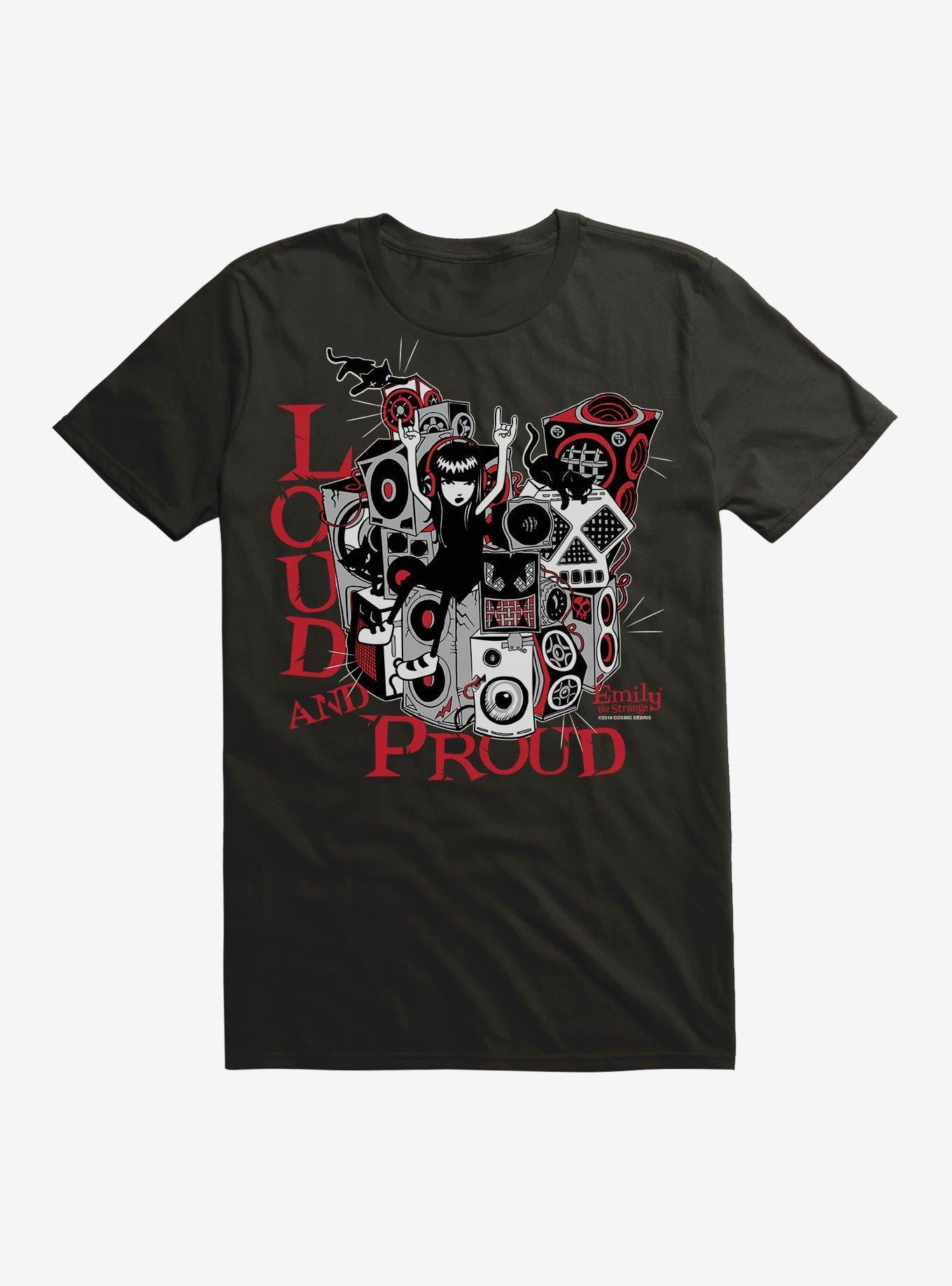 Emily The Strange Loud And Proud T-Shirt | Trending Graphic Tee For Fans