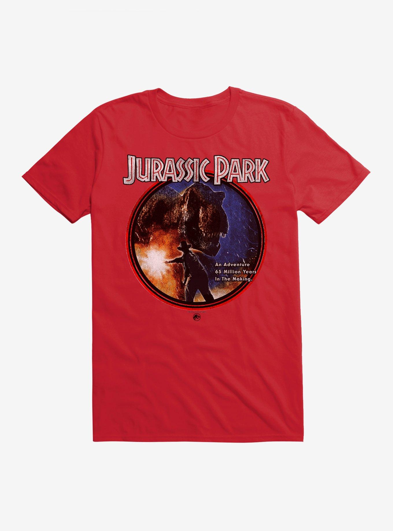 Jurassic Park Adventure 65 Million Years In The Making Black T-Shirt | Trending Graphic Tee For Fans