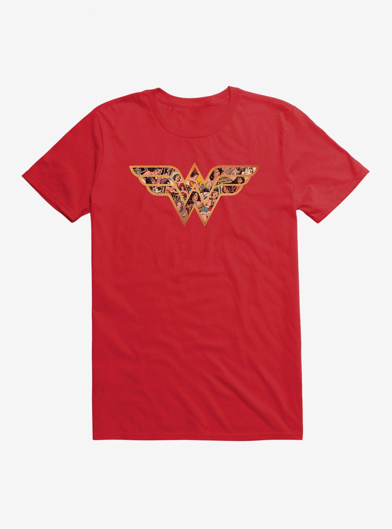 DC Comics Wonder Woman Tile Logo T-Shirt | Trending Graphic Tee For Fans
