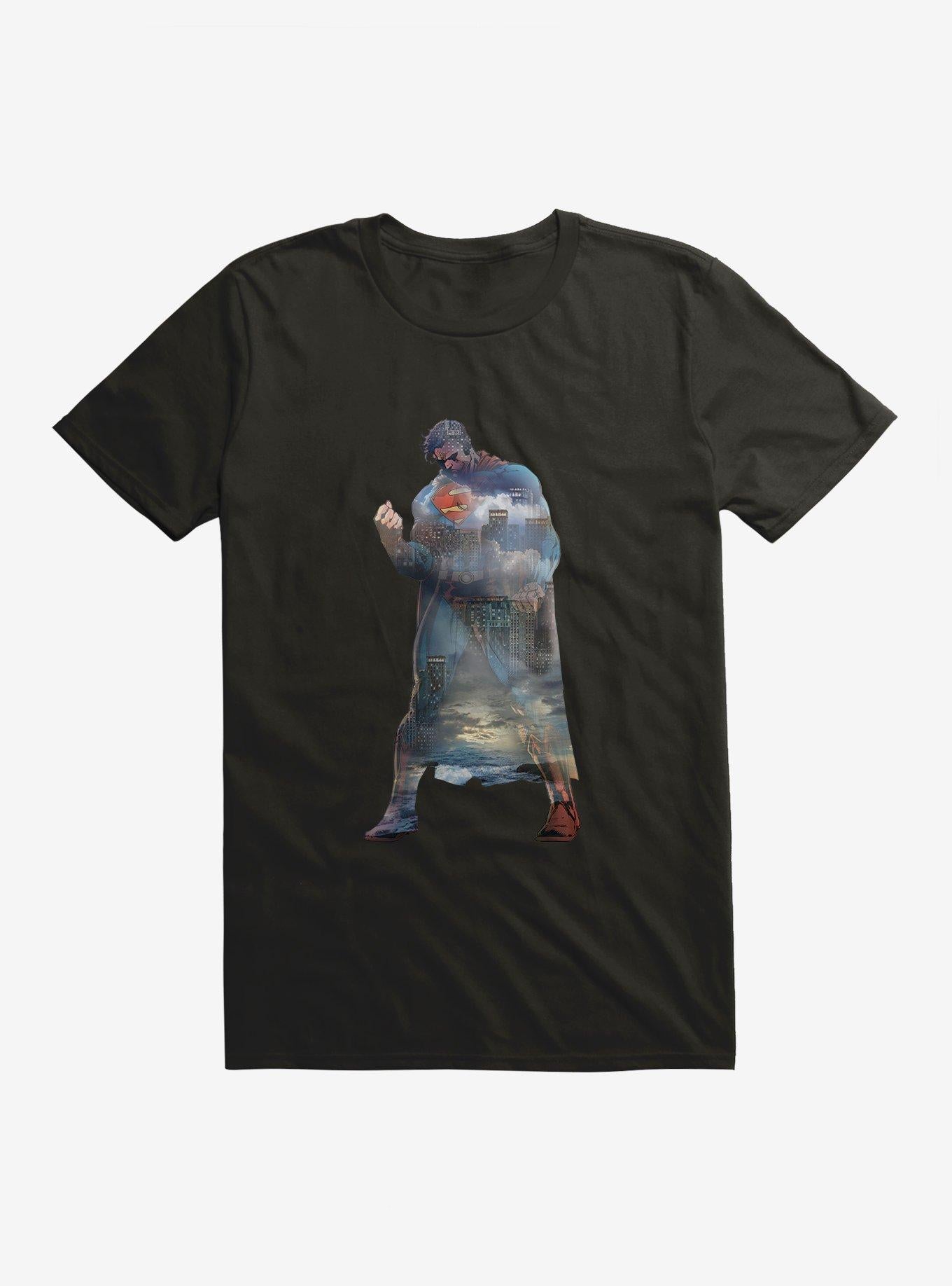DC Comics Superman Metropolis Silhouette T-Shirt | Trending Graphic Tee For Fans
