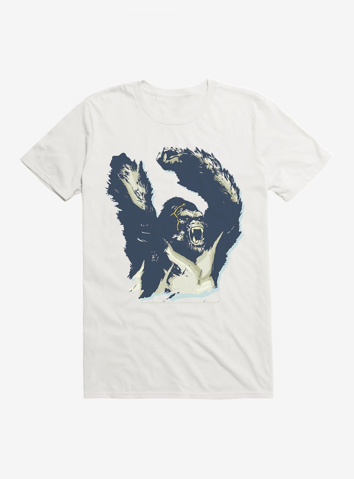 King Kong The King Shaded Outline T-Shirt | Trending Graphic Tee For Fans