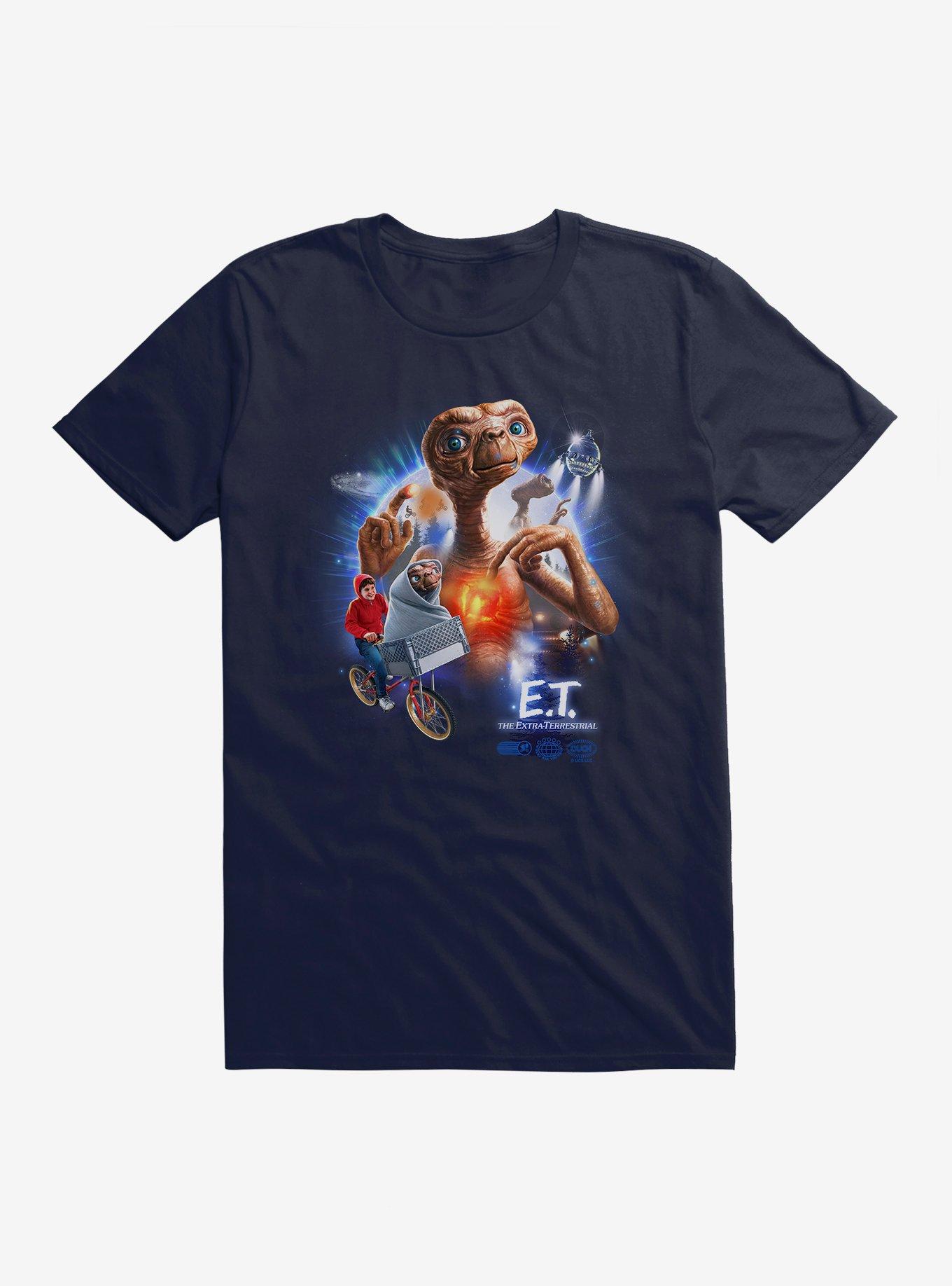 E.T. 40th Anniversary Iconic Movie Scenes Graphic T-Shirt | Trending Graphic Tee For Fans