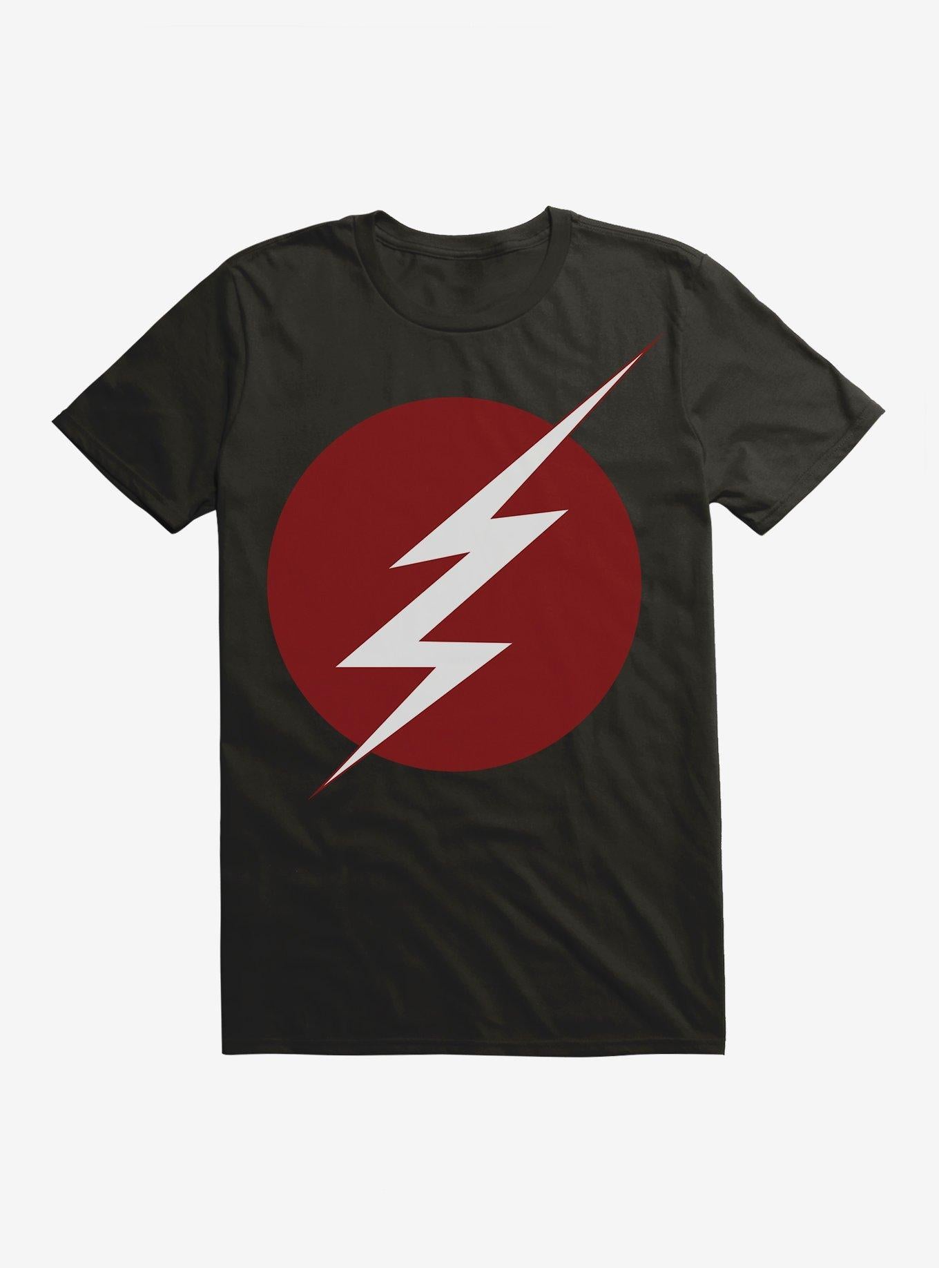DC Comics The Flash Bolt Logo Black T-Shirt | Trending Graphic Tee For Fans