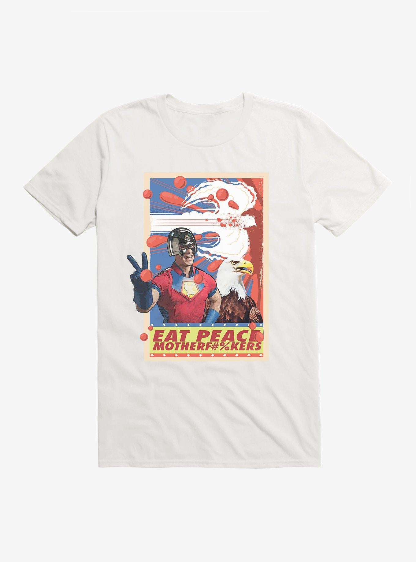 DC Comics Peacemaker Eat Peace T-Shirt | Trending Graphic Tee For Fans