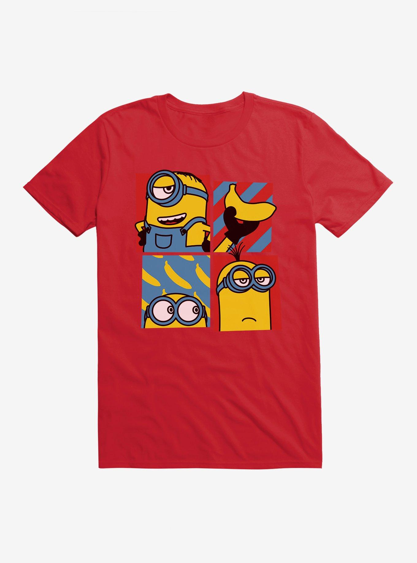 Minions Banana Pop Art T-Shirt | Trending Graphic Tee For Fans