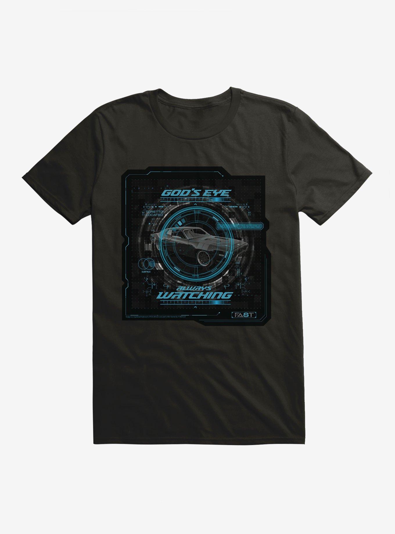 The Fate Of The Furious God's Eye Always Watching T-Shirt | Trending Graphic Tee For Fans