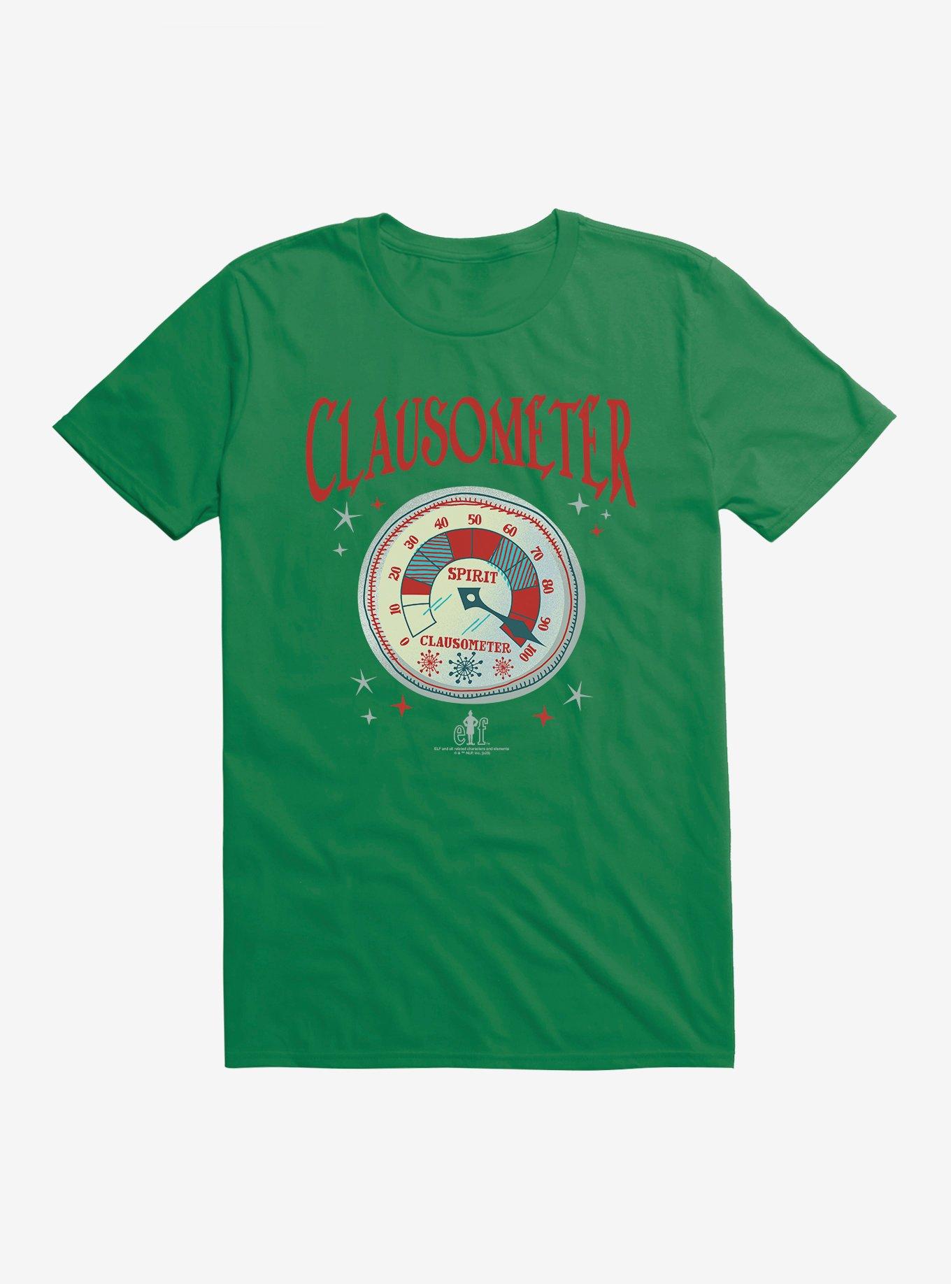 Elf Clausometer T-Shirt | Trending Graphic Tee For Fans