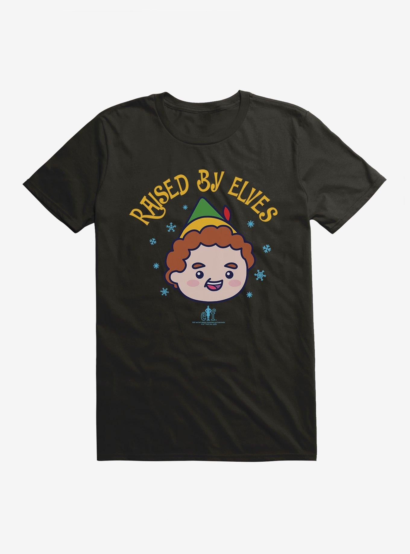 Elf Raised By Elves T-Shirt | Trending Graphic Tee For Fans