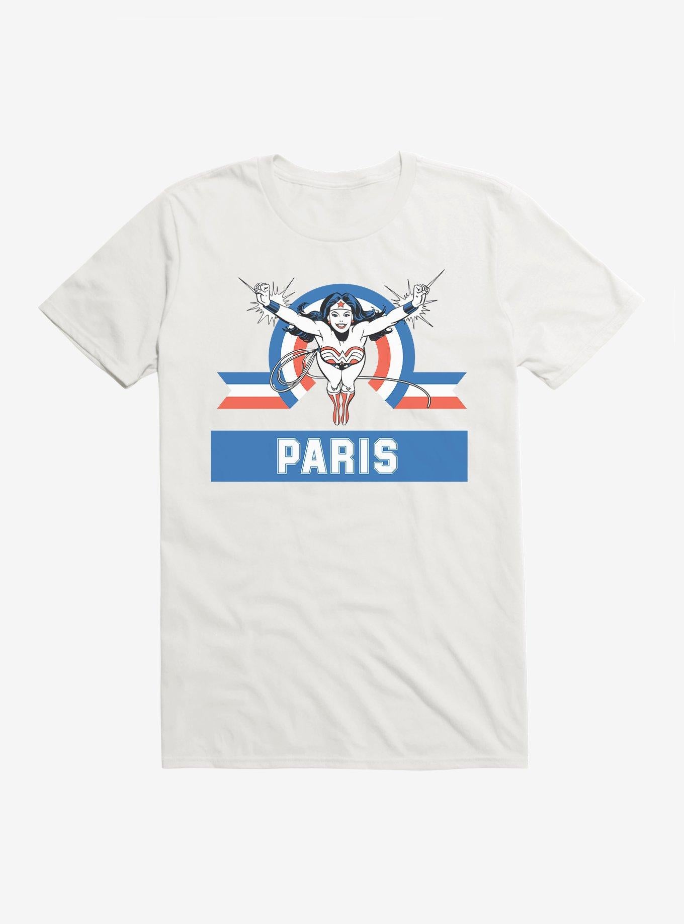 DC Comics Wonder Woman Paris T-Shirt | Trending Graphic Tee For Fans