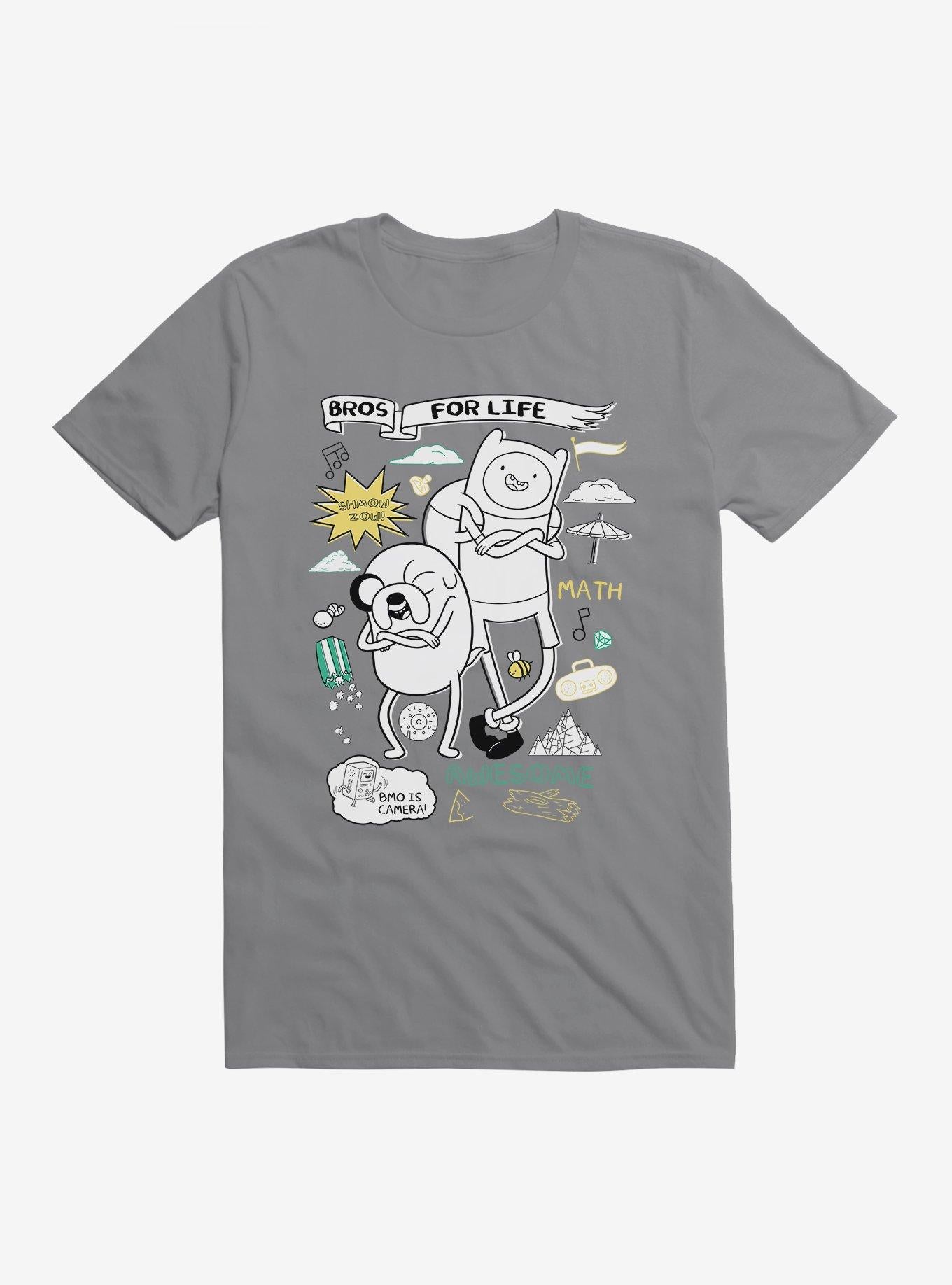 Adventure Time Bros For Life T-Shirt | Trending Graphic Tee For Fans