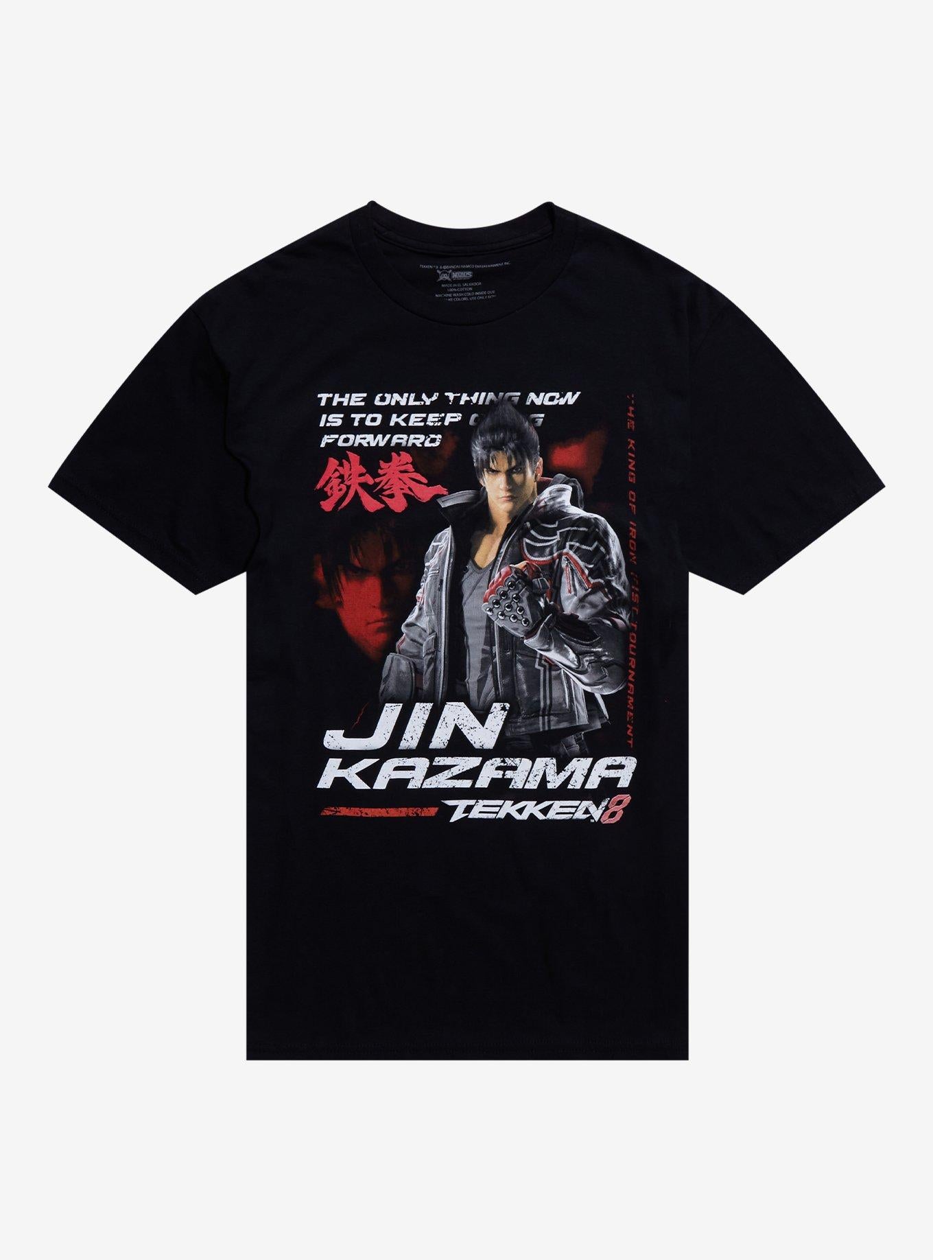Tekken 8 Jin Kazama By NERDS Clothing T-Shirt | Trending Graphic Tee For Fans