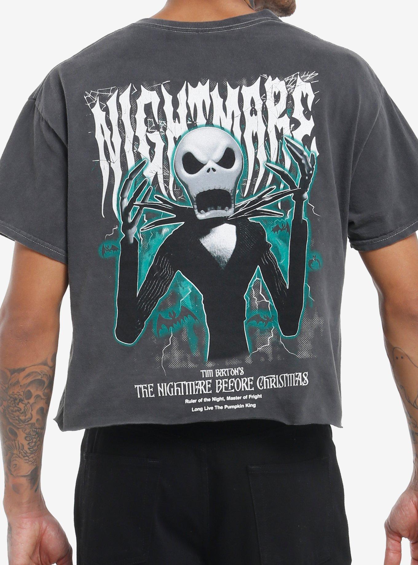 The Nightmare Before Christmas Jack Master Of Fright Crop T-Shirt | Trending Graphic Tee For Fans