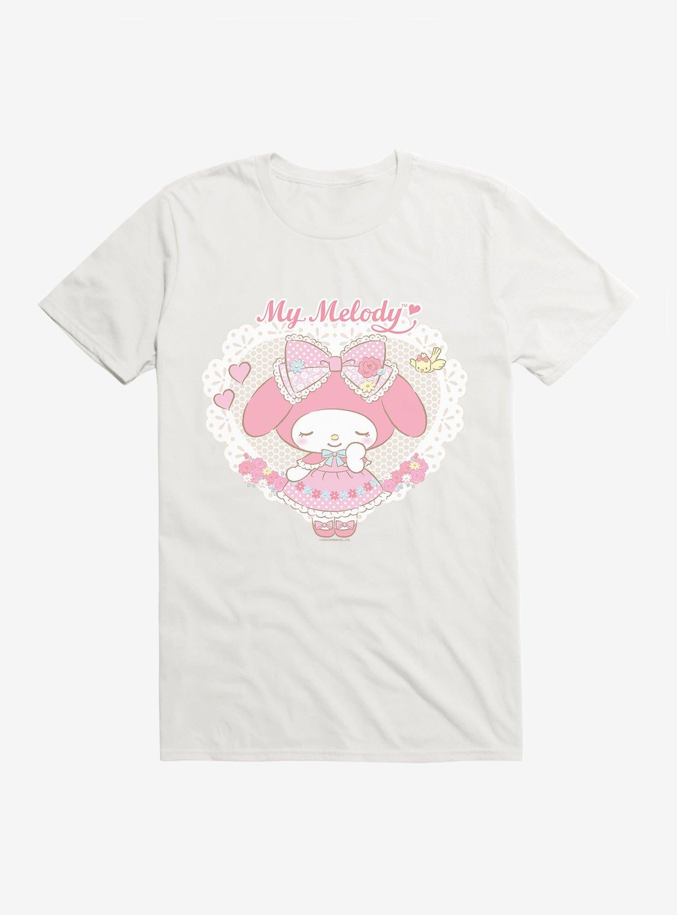 My Melody Framed Garden Portrait T-Shirt | Trending Graphic Tee For Fans