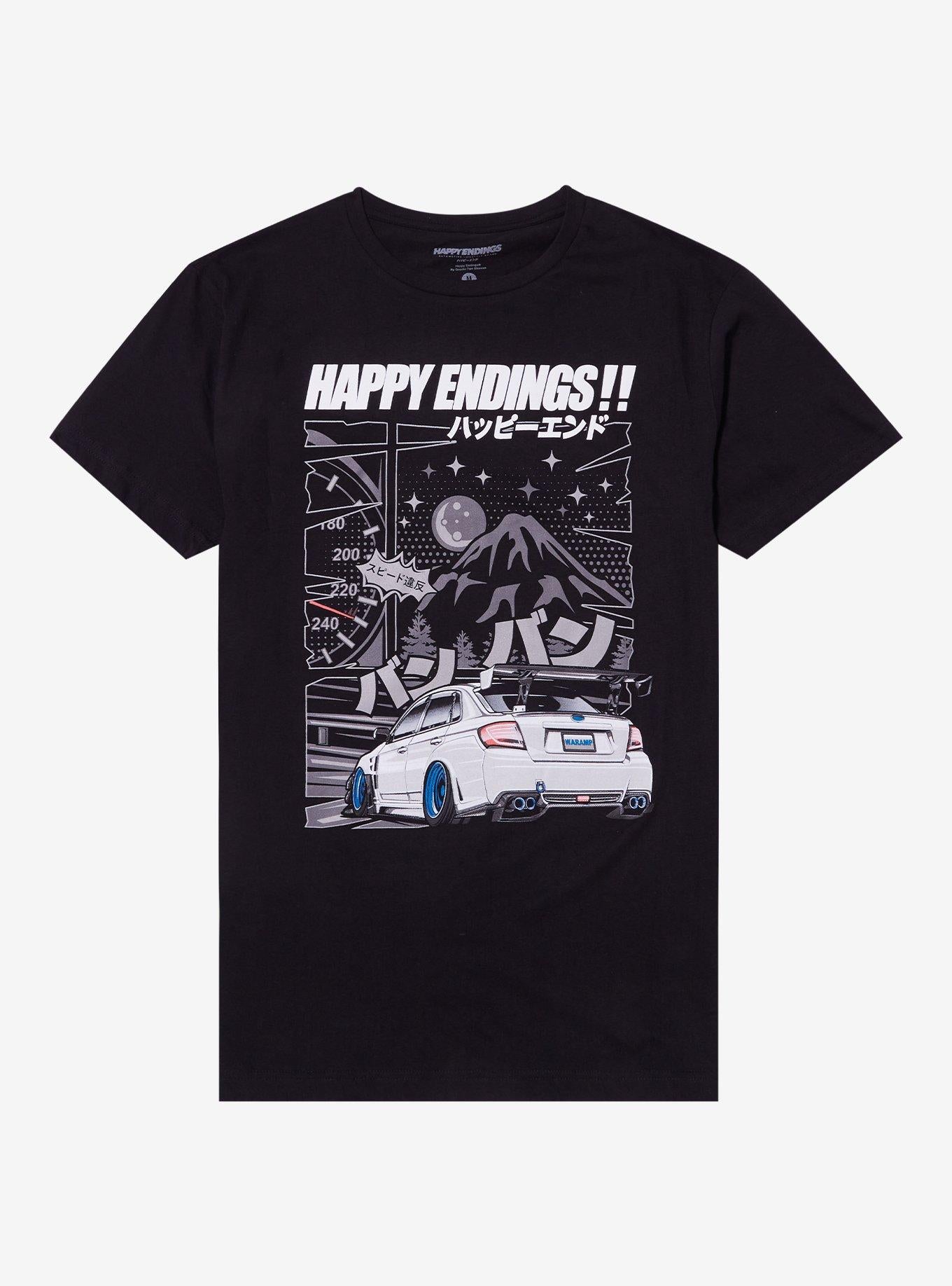 Mountain Car By Happy Endings T-Shirt | Trending Graphic Tee For Fans