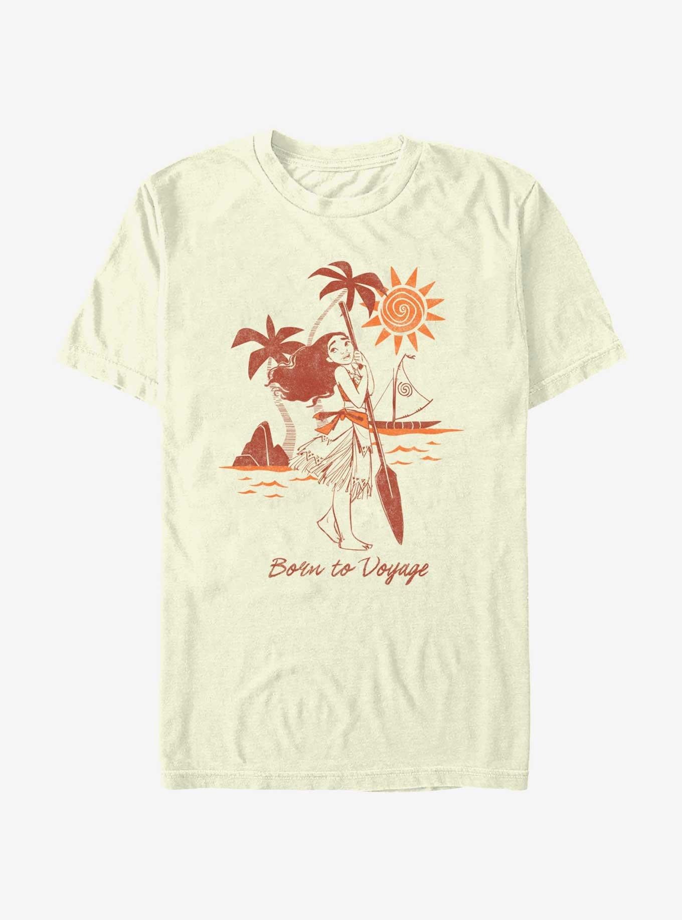 Disney Moana Born To Voyage T-Shirt | Trending Graphic Tee For Fans