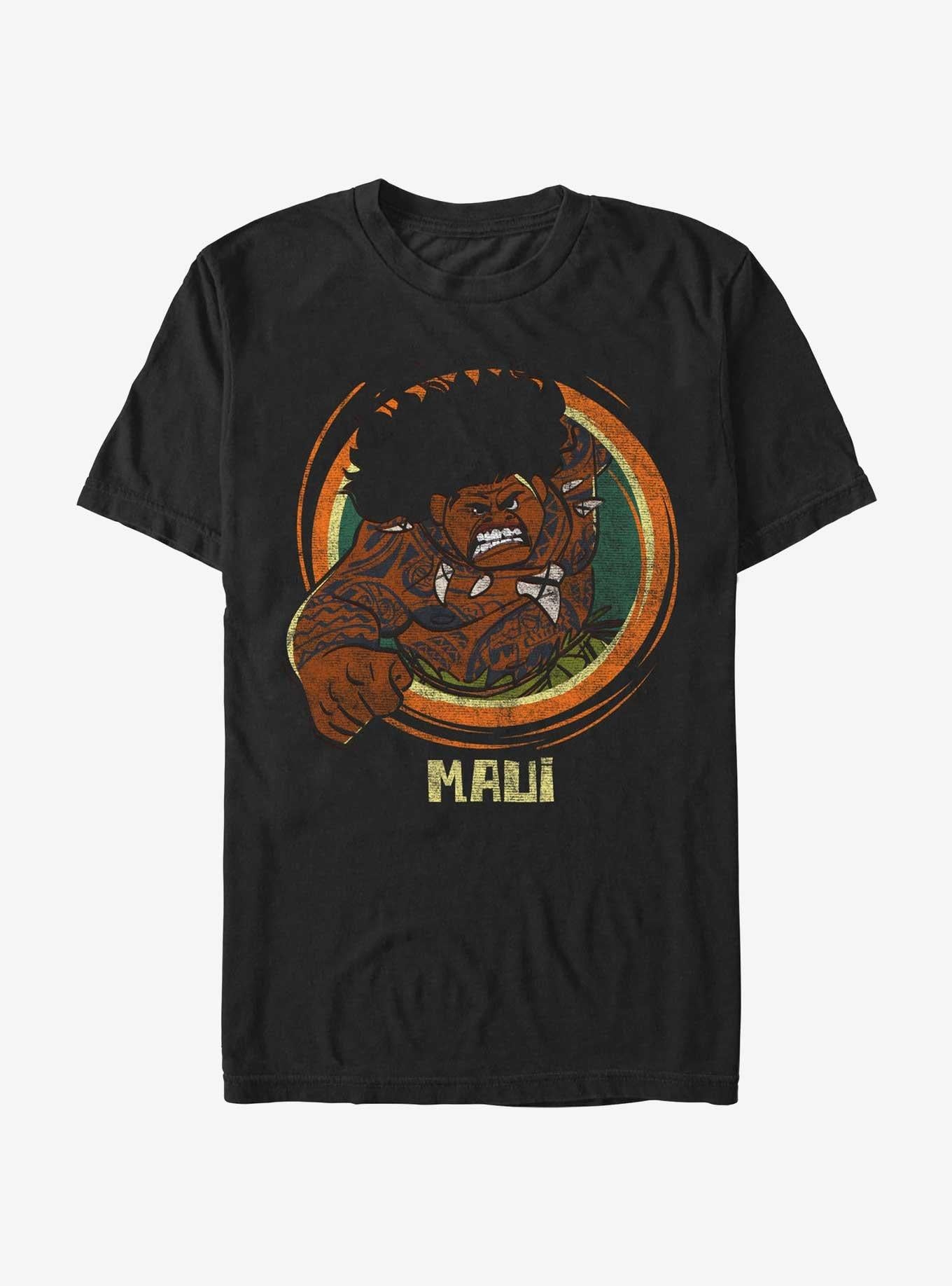 Disney Moana Tribal War Maui T-Shirt | Trending Graphic Tee For Fans