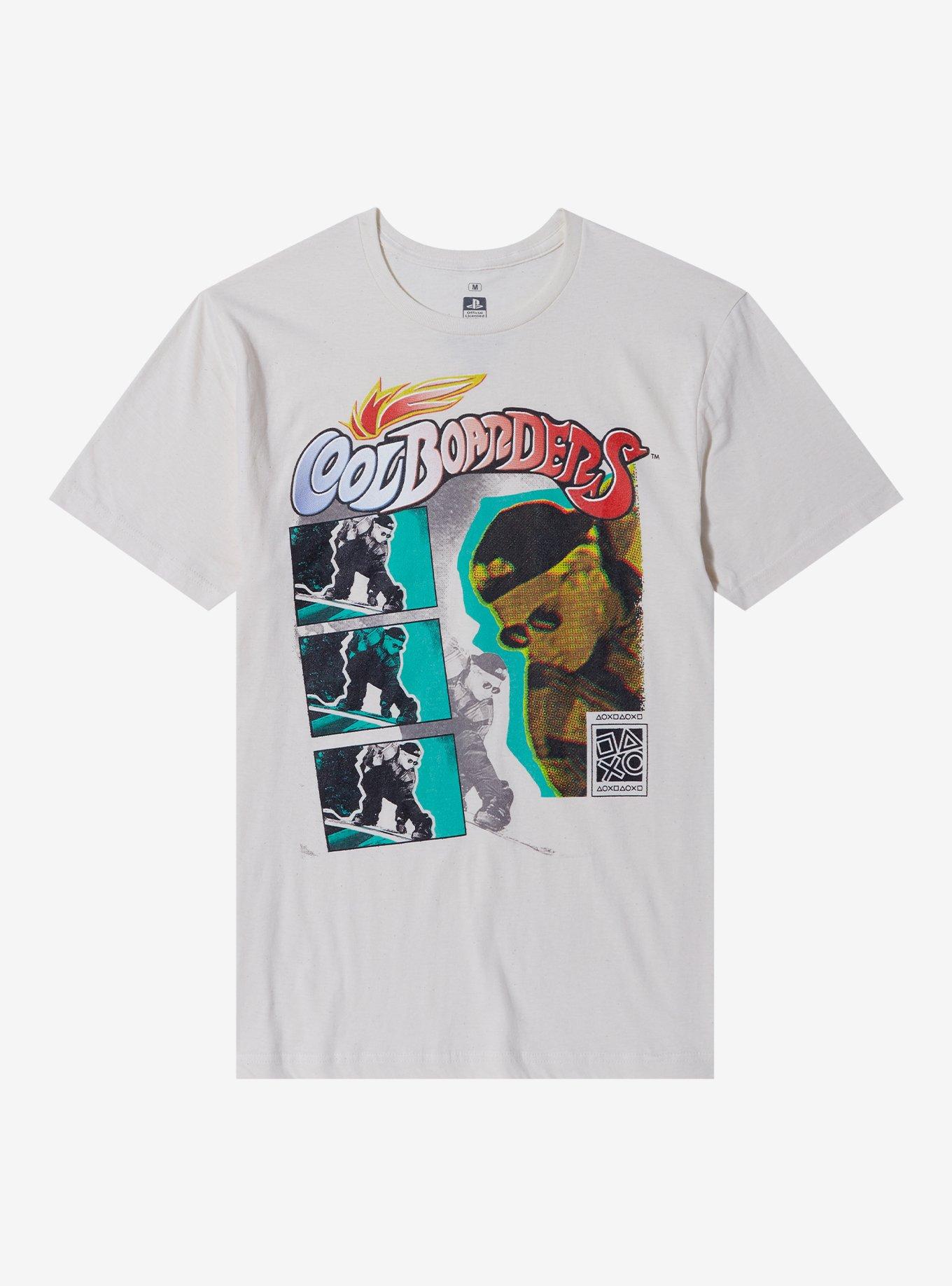 Playstation Cool Boarders Collage T-Shirt | Trending Graphic Tee For Fans
