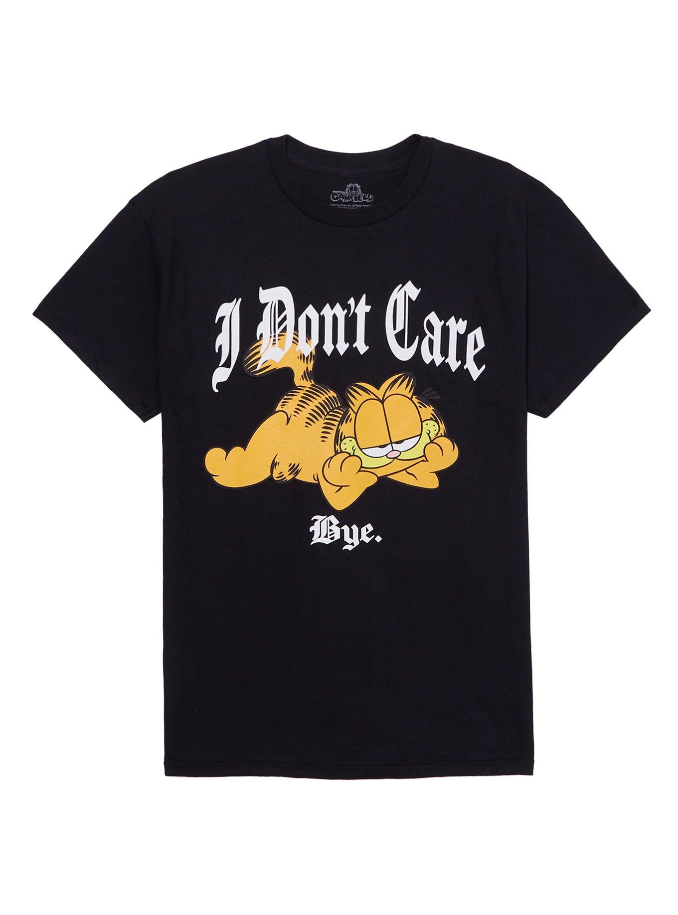 Garfield I Don't Care Bye Boyfriend Fit Girls T-Shirt | Trending Graphic Tee For Fans