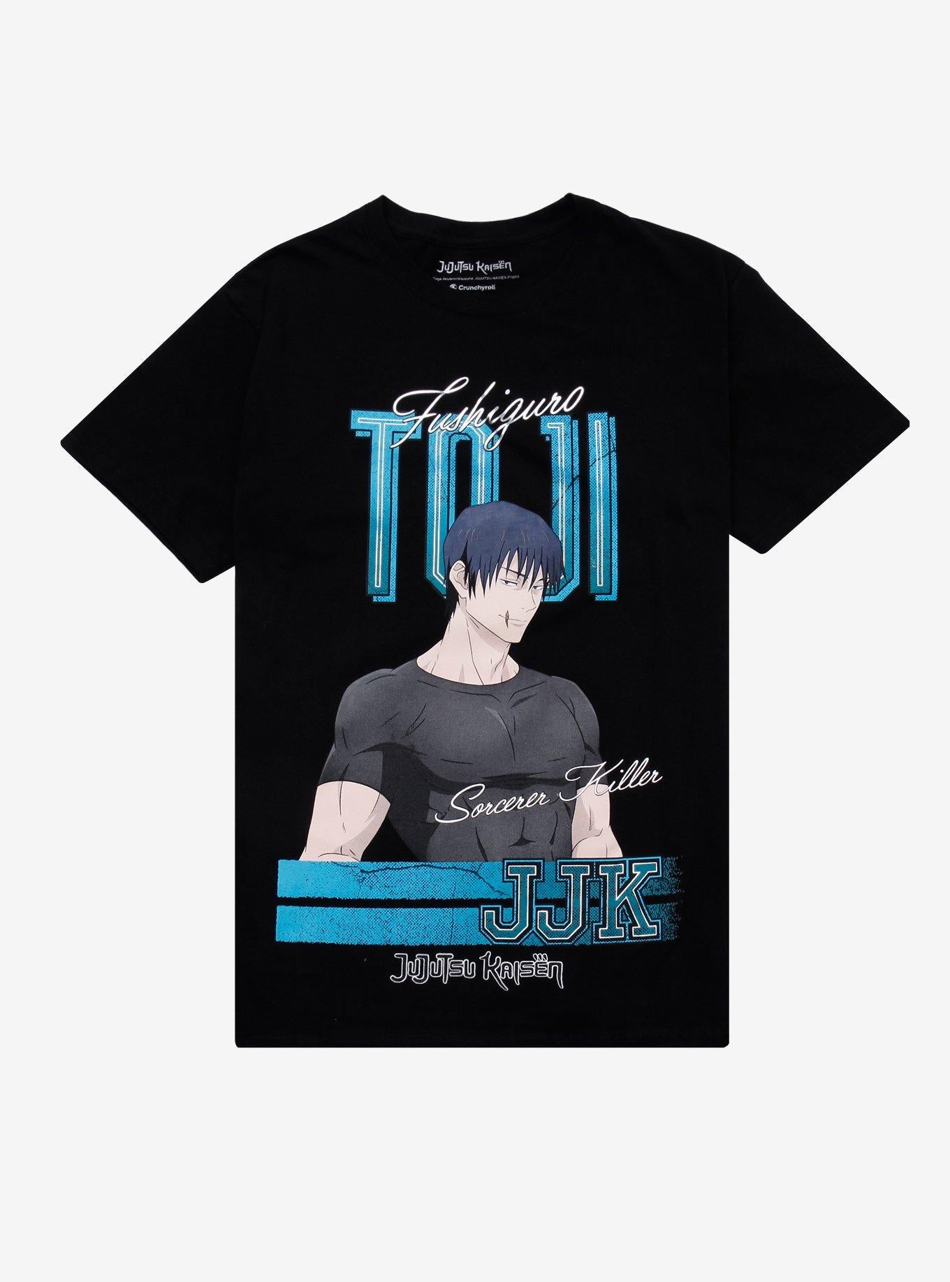 Jujutsu Kaisen Toji Fushiguro Bold Boyfriend Fit Girls T-Shirt | Trending Graphic Tee For Fans
