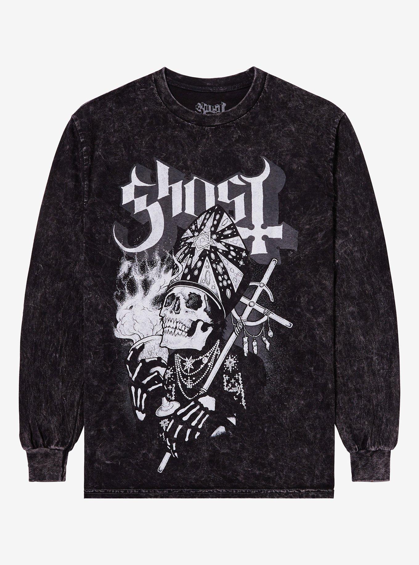 Ghost Papa Emeritus Skeleton Long-Sleeve T-Shirt | Trending Graphic Tee For Fans