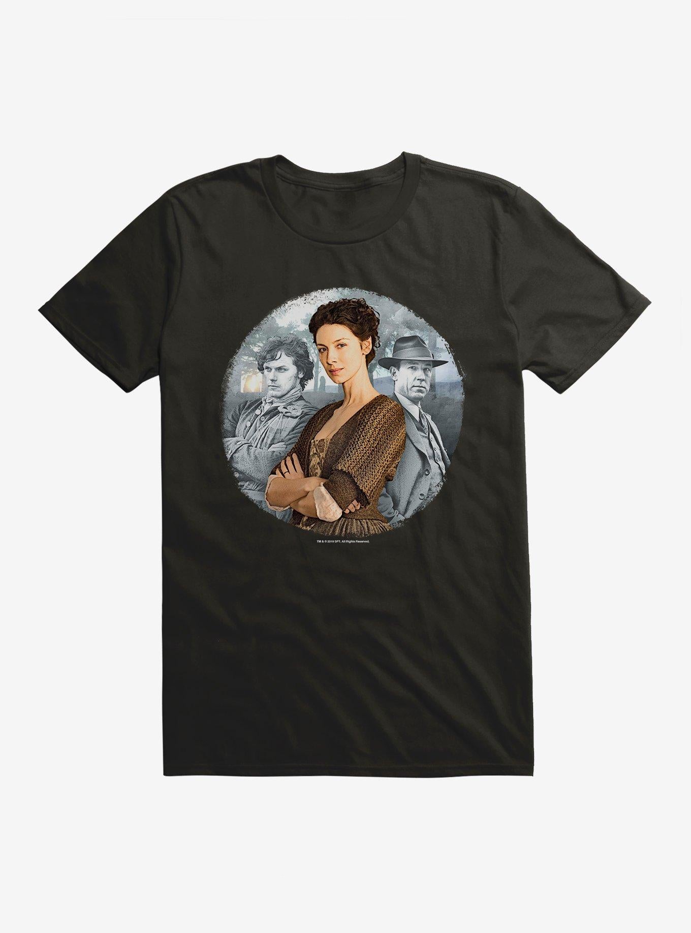 Outlander Trio Portrait T-Shirt | Trending Graphic Tee For Fans