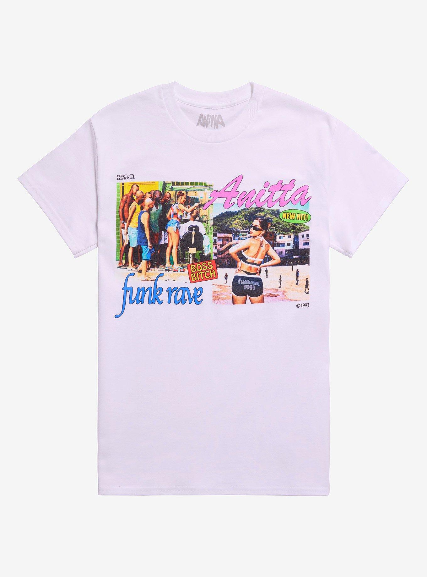 Anitta Funk Rave Relaxed Fit Girls T-Shirt | Trending Graphic Tee For Fans