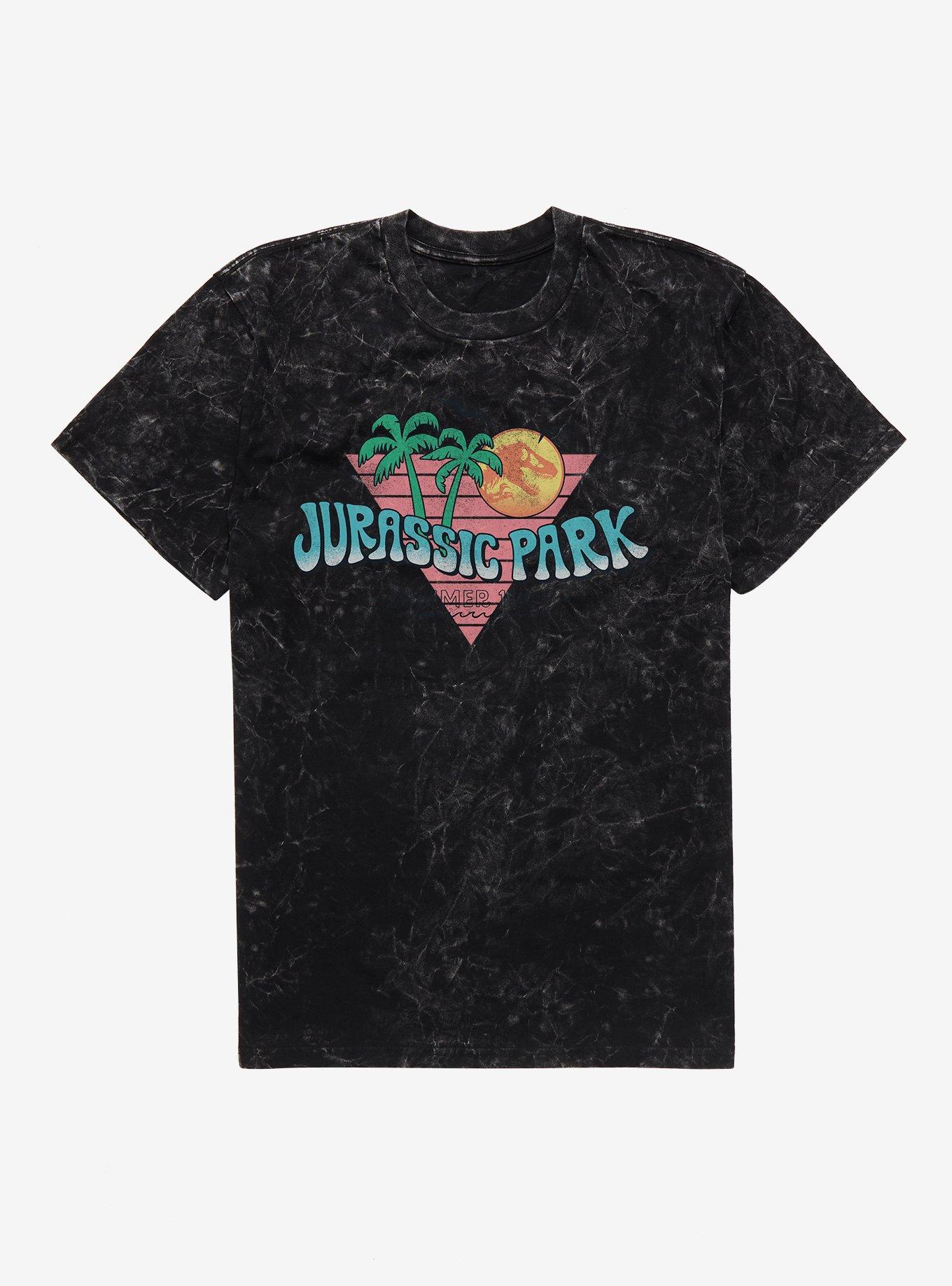 Jurassic Park Summer 1993 Mineral Wash T-Shirt | Trending Graphic Tee For Fans