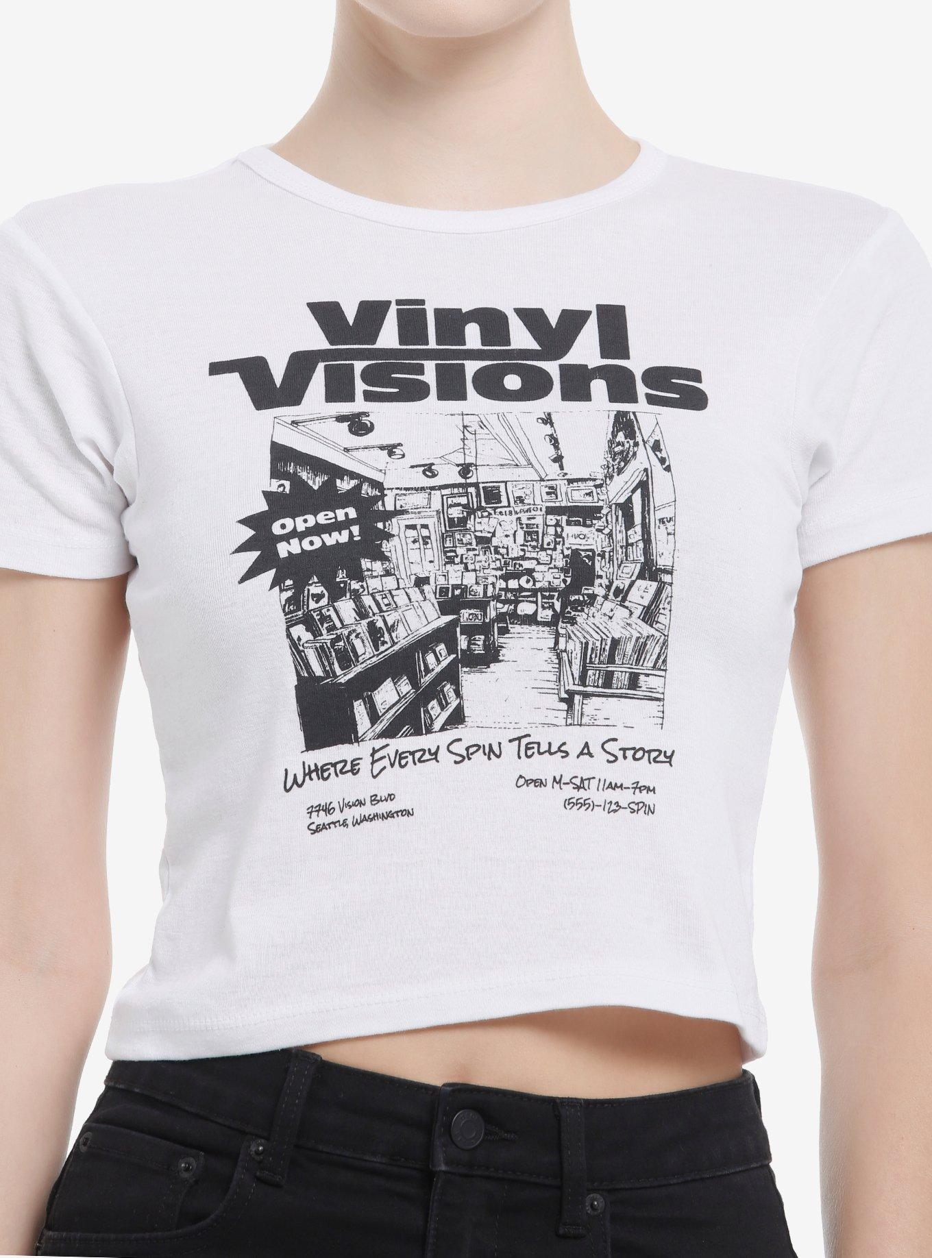 Vinyl Visions Record Store Girls Baby T-Shirt | Trending Graphic Tee For Fans