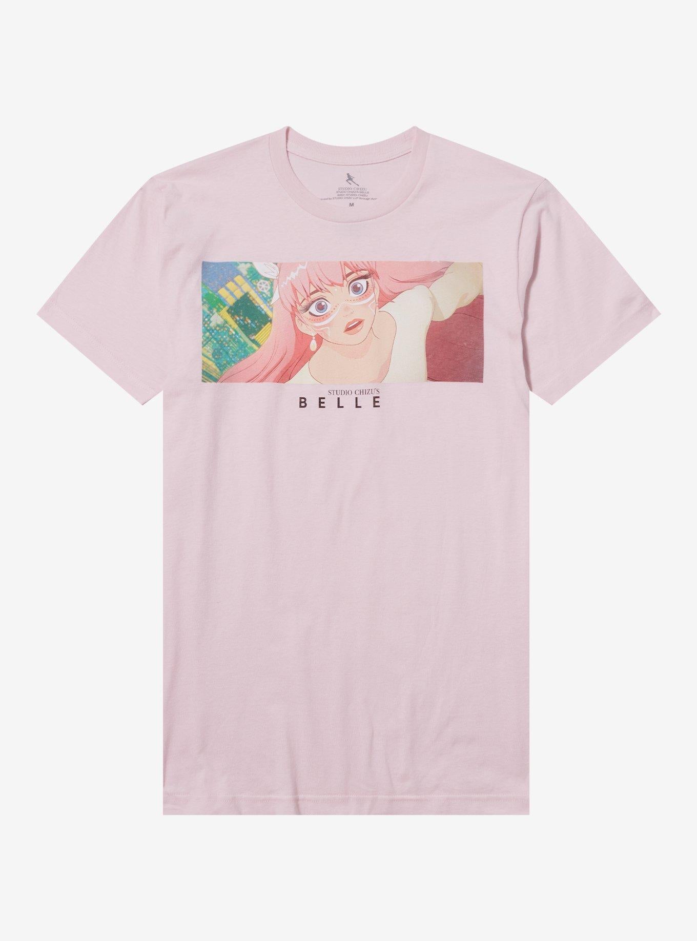 Studio Chizu Belle Portrait Pink T-Shirt | Trending Graphic Tee For Fans