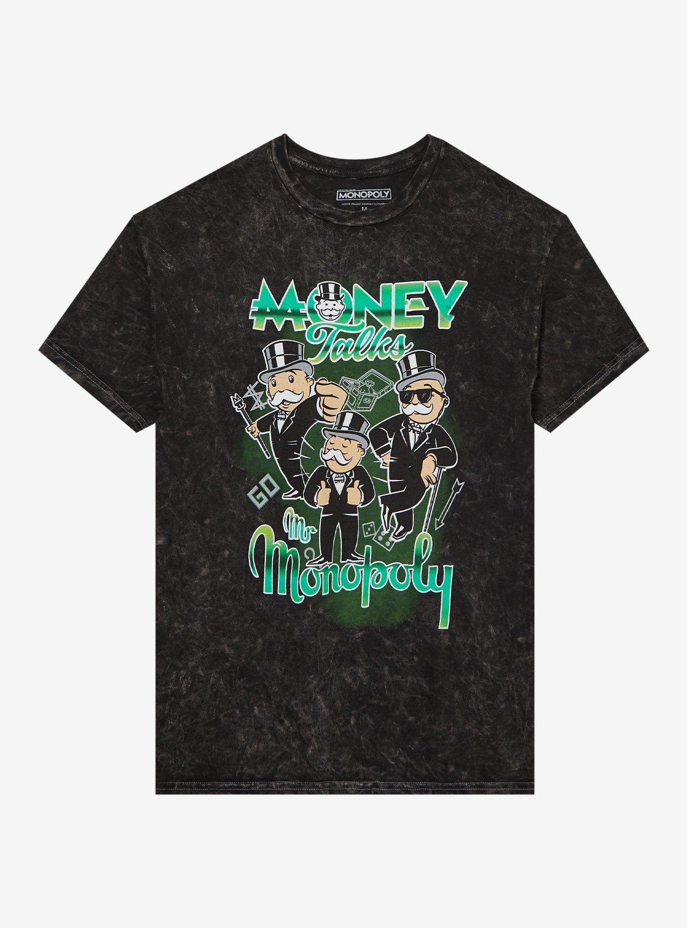 Monopoly Money Talks Collage T-Shirt | Trending Graphic Tee For Fans