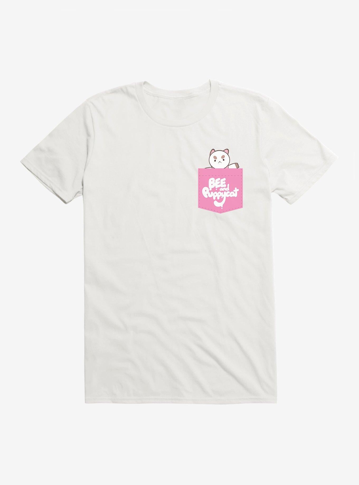 Bee and Puppycat Puppycat Pocket T-Shirt | Trending Graphic Tee For Fans