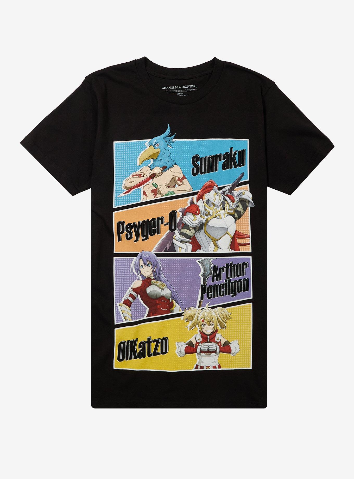 Shangri-La Frontier Character Panels T-Shirt | Trending Graphic Tee For Fans