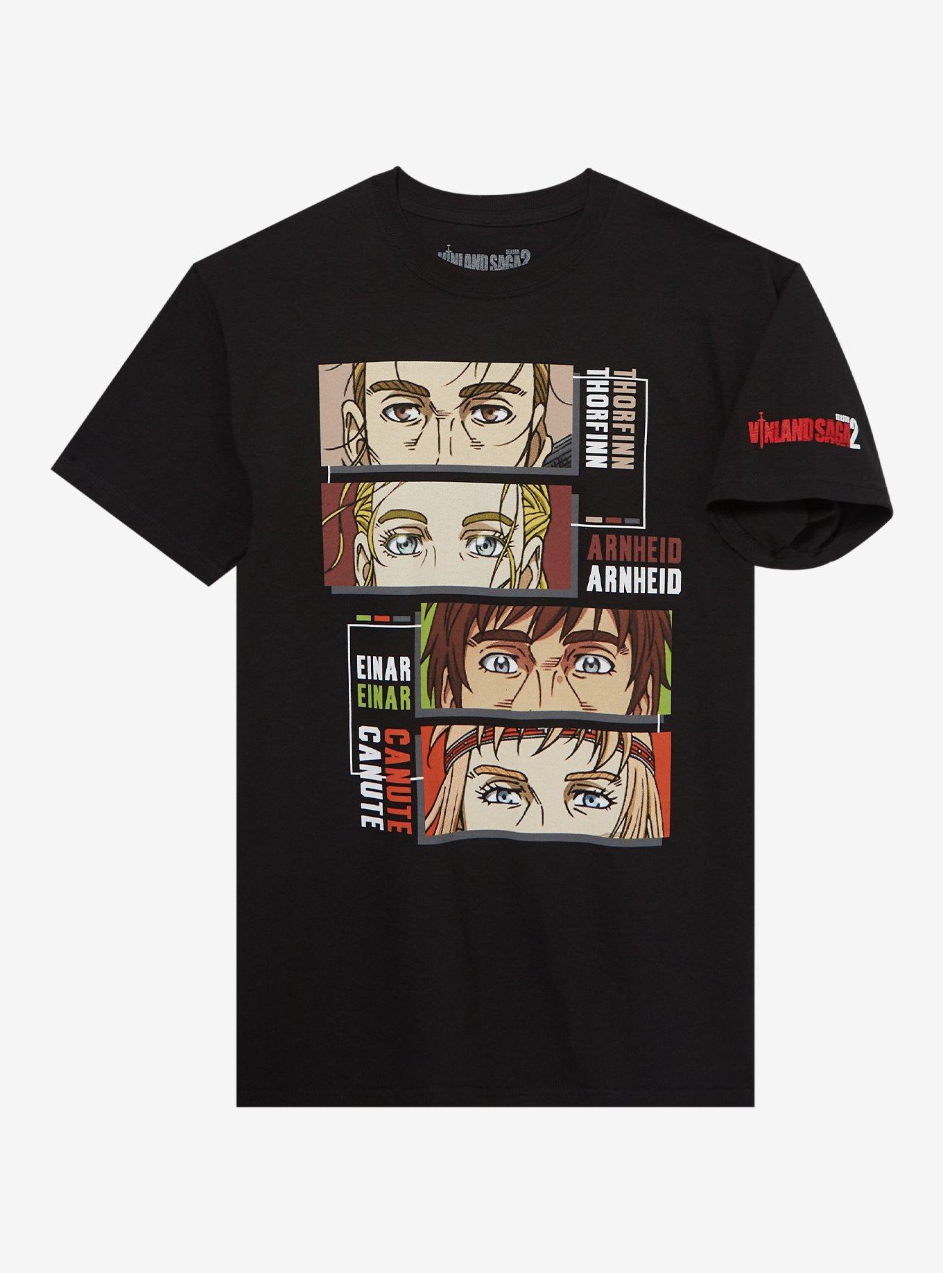Vinland Saga Close-Up Eye Panels T-Shirt | Trending Graphic Tee For Fans