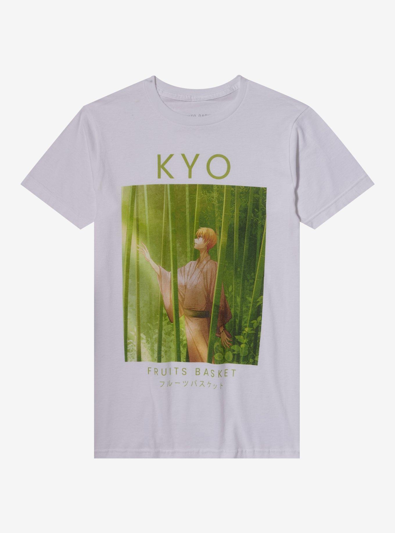 Fruits Basket Kyo Bamboo Forest Boyfriend Fit Girls T-Shirt | Trending Graphic Tee For Fans