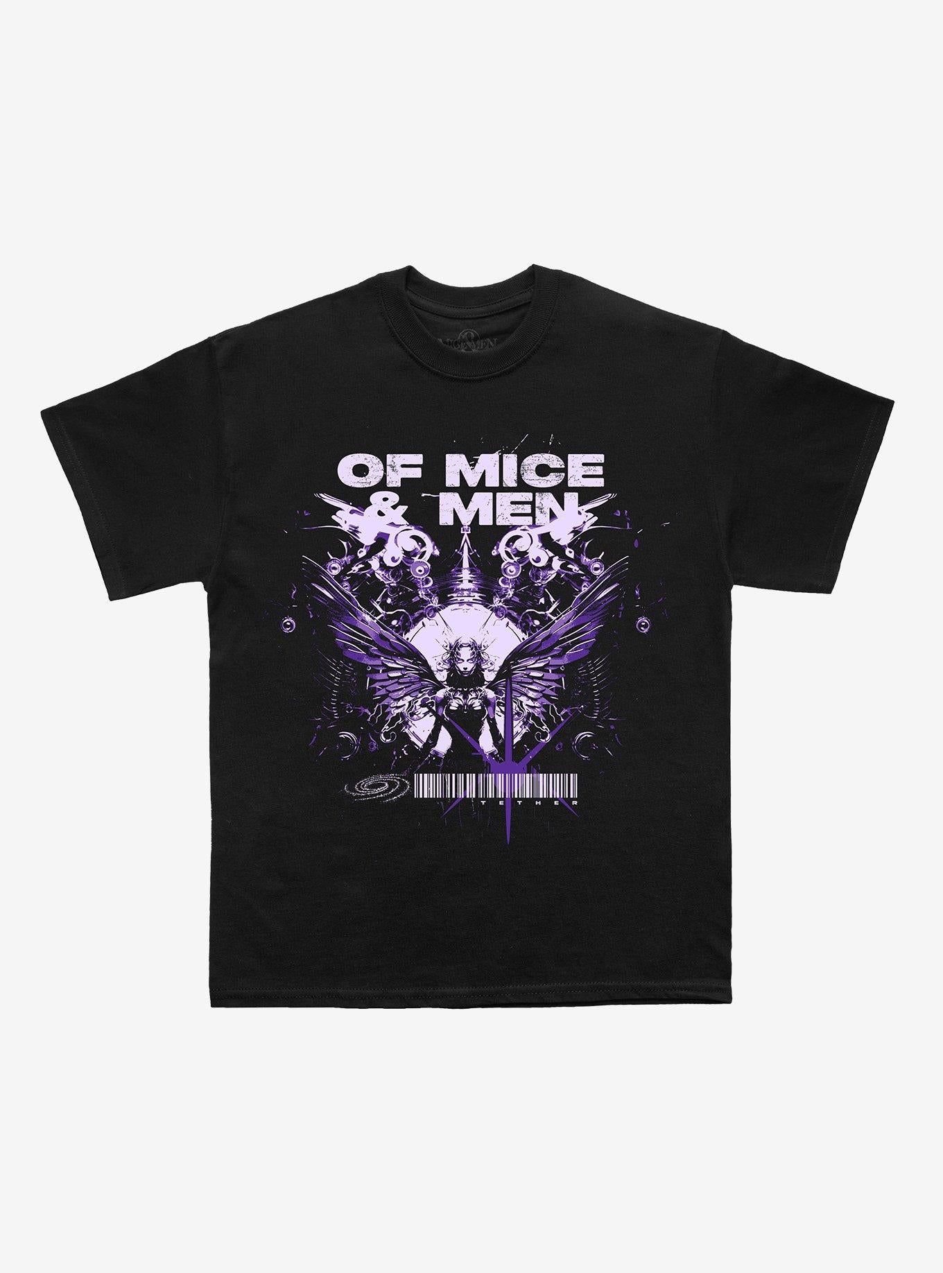 Of Mice & Men Angel Boyfriend Fit Girls T-Shirt | Trending Graphic Tee For Fans