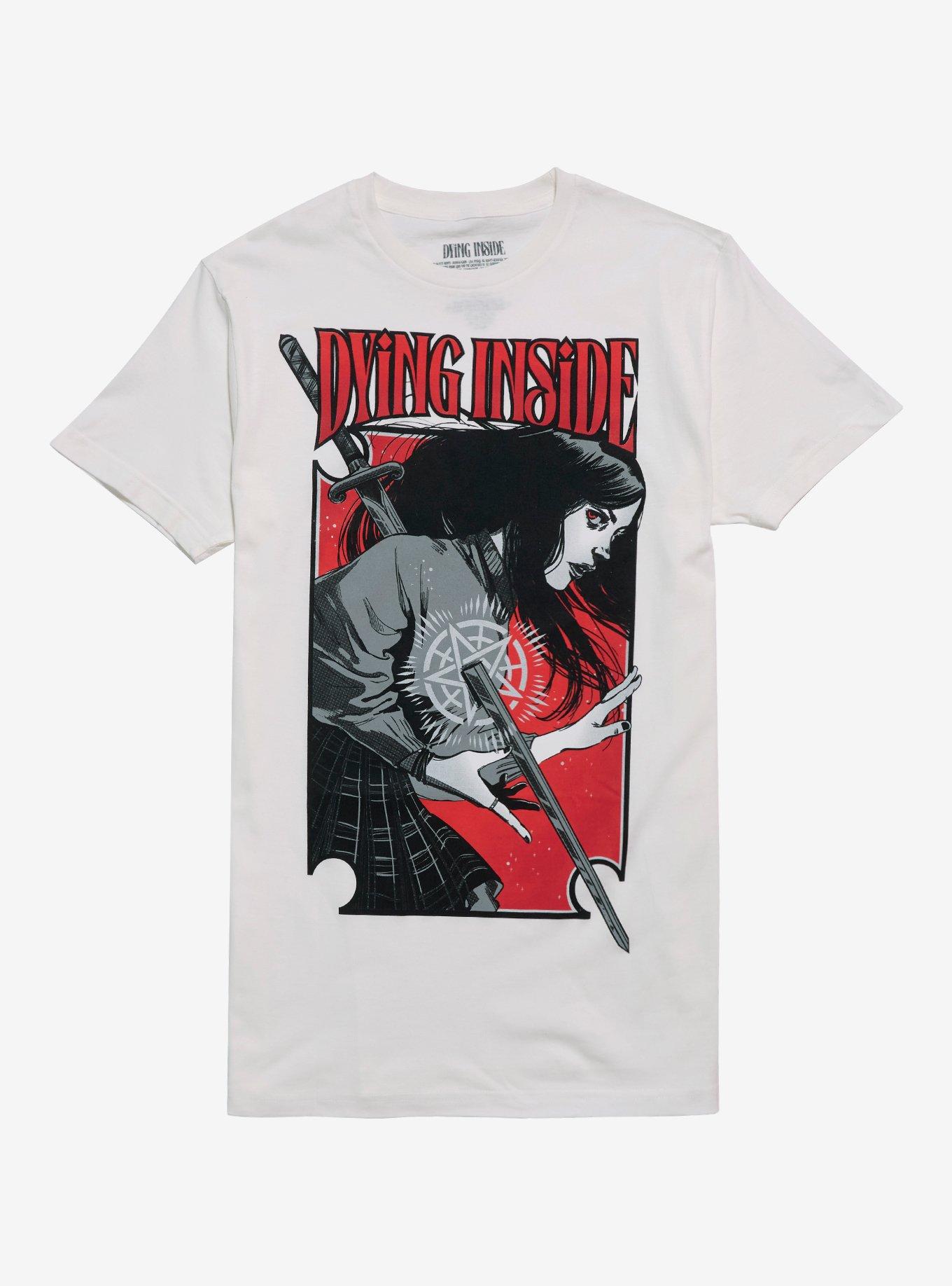 Dying Inside Graphic Novel Cover Art T-Shirt | Trending Graphic Tee For Fans