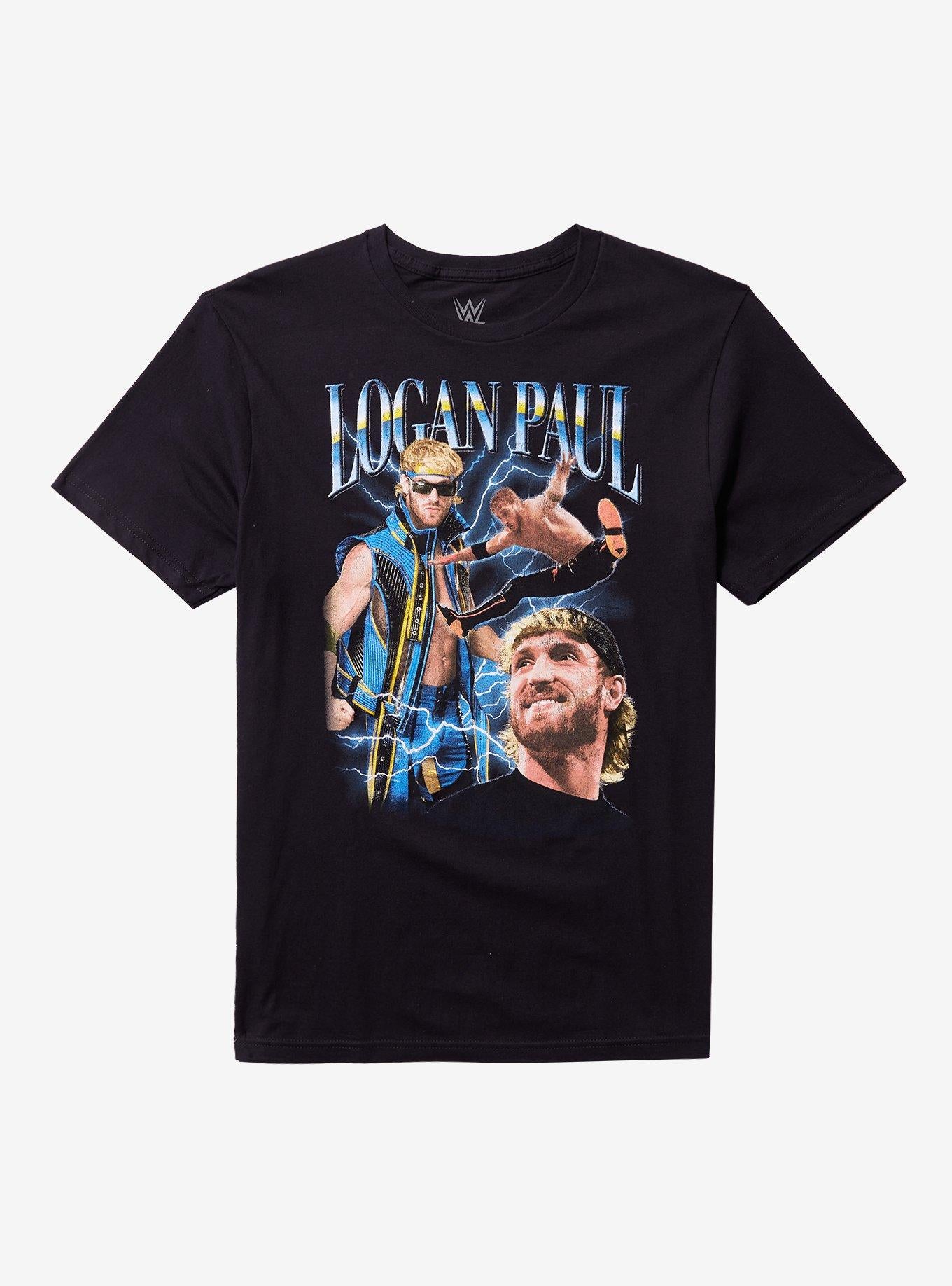 WWE Logan Paul Collage T-Shirt | Trending Graphic Tee For Fans