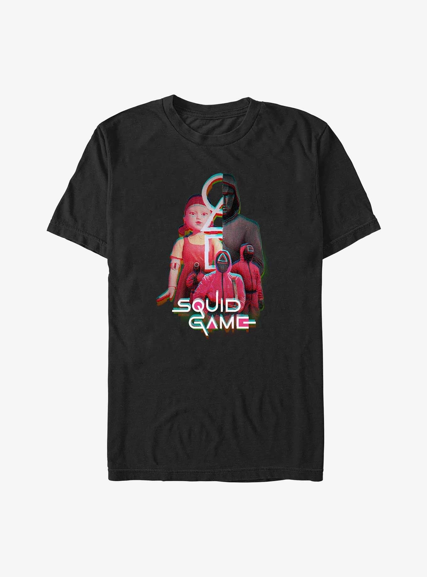 Squid Game Glitch Games T-Shirt | Trending Graphic Tee For Fans